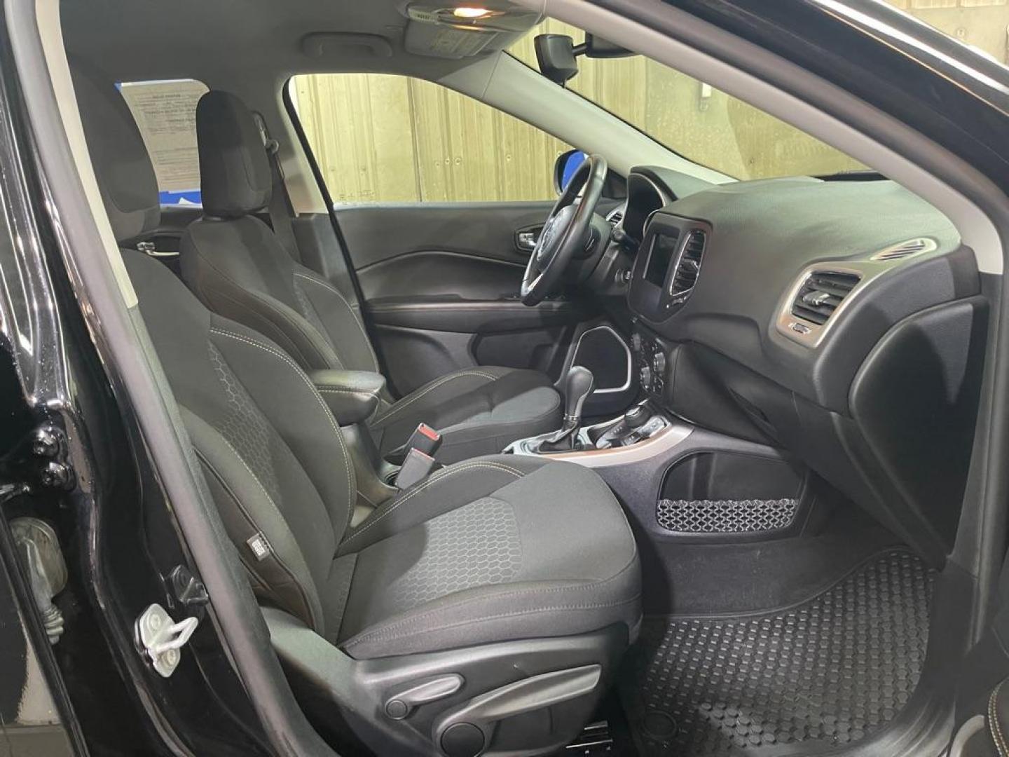 2019 BLACK JEEP COMPASS SPORT (3C4NJDAB8KT) with an 2.4L engine, Automatic transmission, located at 2525 S. Cushman, Fairbanks, AK, 99701, (907) 452-5707, 64.824036, -147.712311 - Photo#3