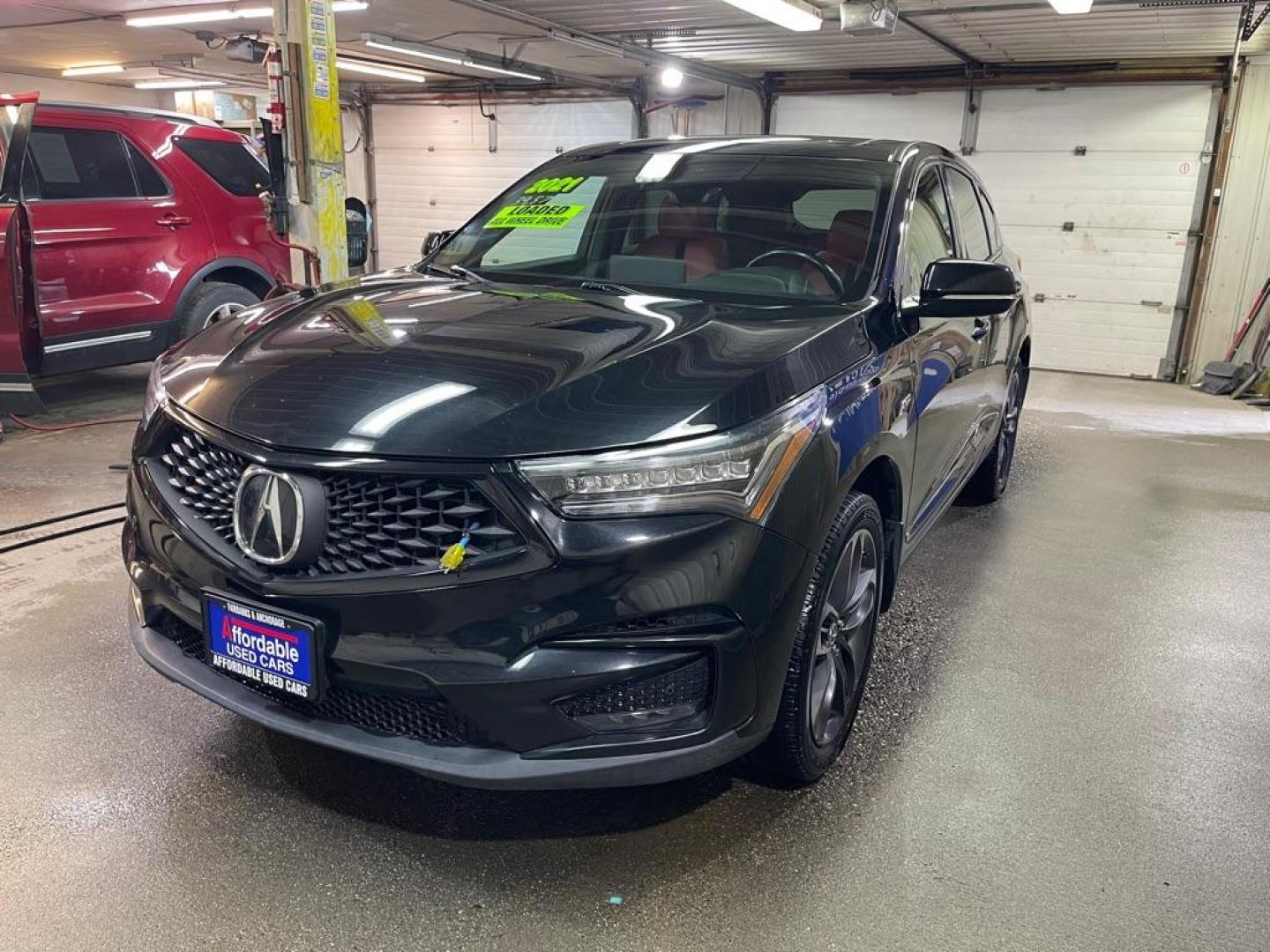 2021 BLACK ACURA RDX A-SPEC (5J8TC2H69ML) with an 2.0L engine, Automatic transmission, located at 2525 S. Cushman, Fairbanks, AK, 99701, (907) 452-5707, 64.824036, -147.712311 - Photo#1