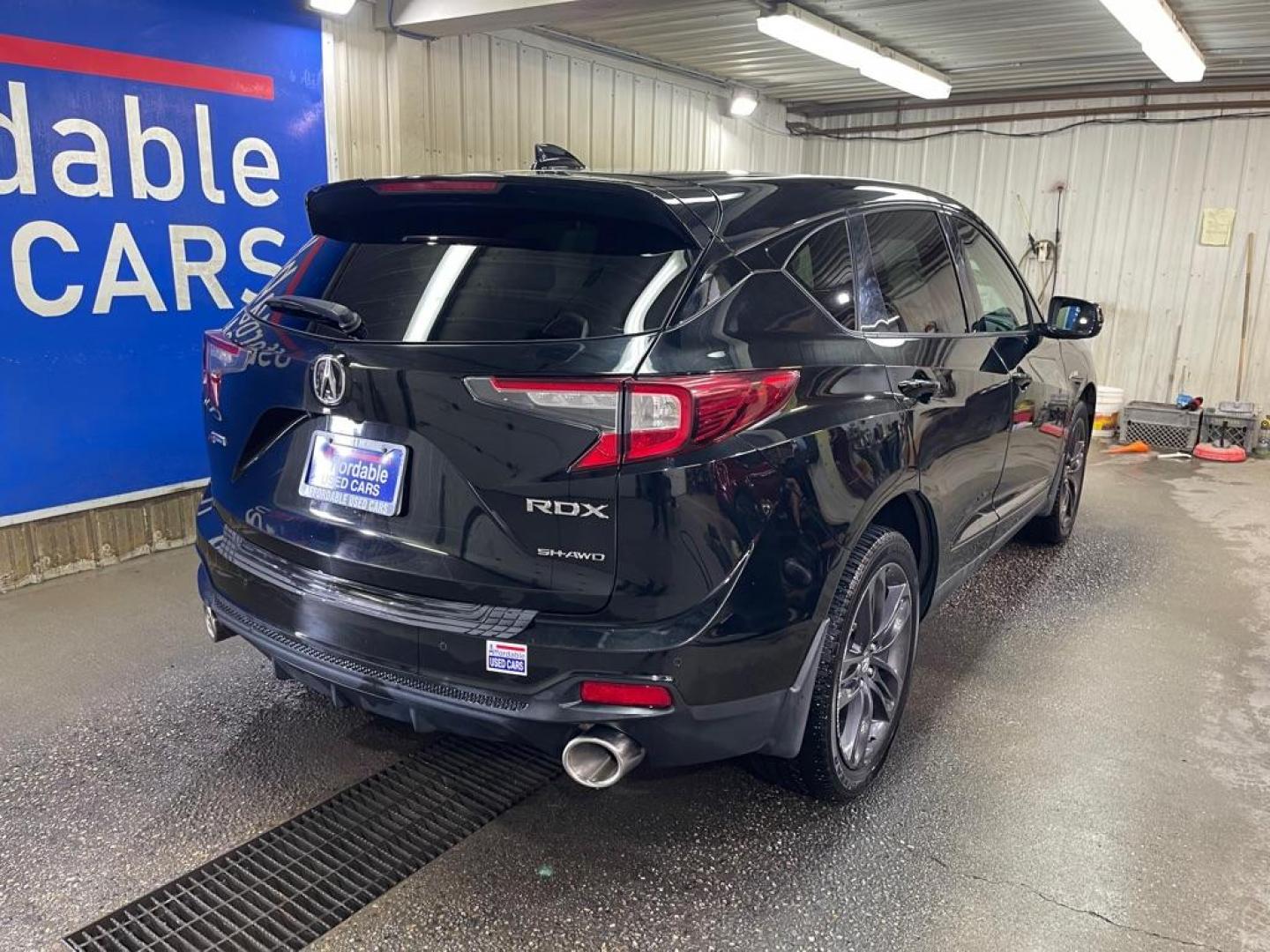 2021 BLACK ACURA RDX A-SPEC (5J8TC2H69ML) with an 2.0L engine, Automatic transmission, located at 2525 S. Cushman, Fairbanks, AK, 99701, (907) 452-5707, 64.824036, -147.712311 - Photo#2