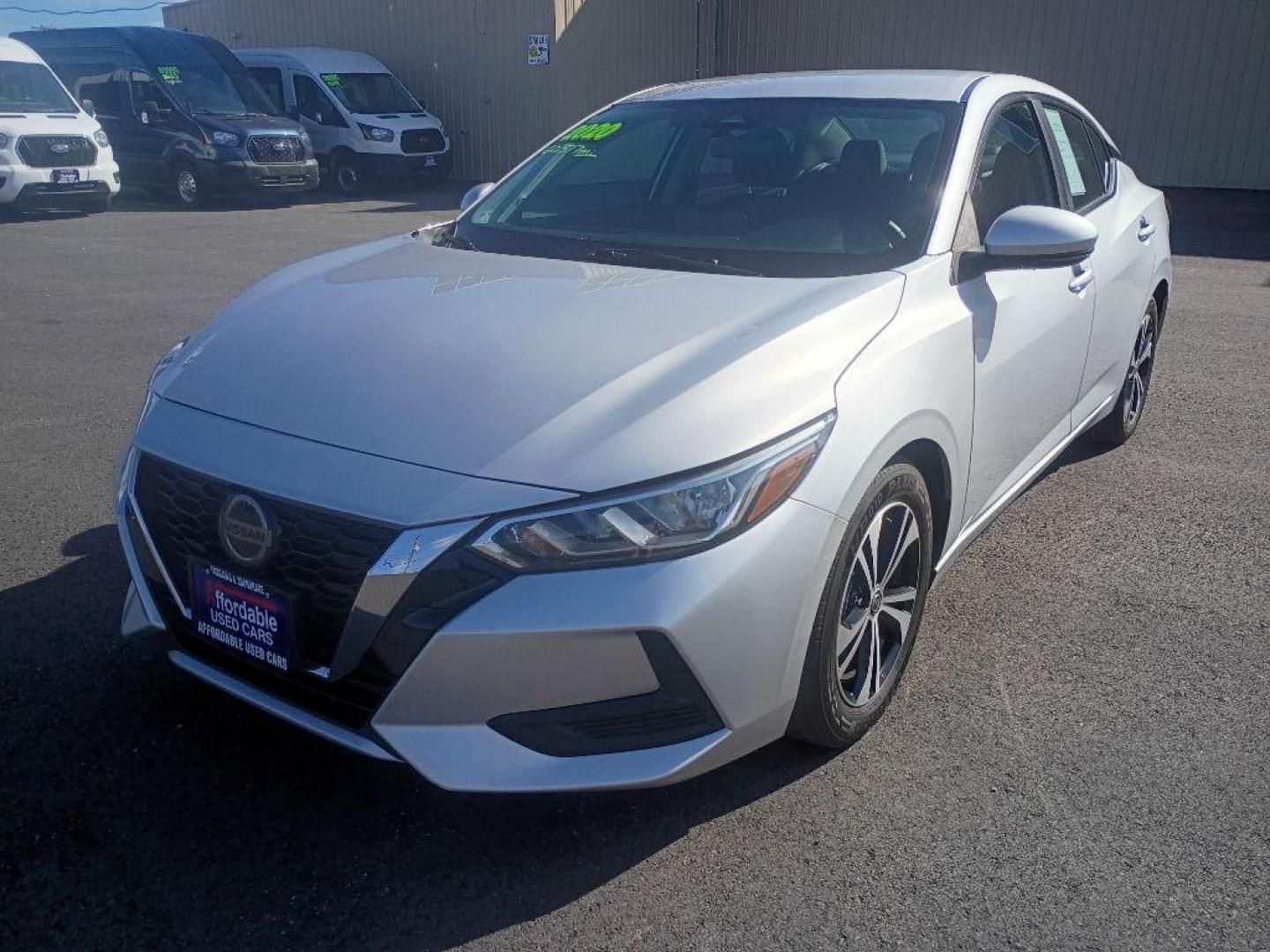 2020 SILVER NISSAN SENTRA SV (3N1AB8CV0LY) with an 2.0L engine, Continuously Variable transmission, located at 2525 S. Cushman, Fairbanks, AK, 99701, (907) 452-5707, 64.824036, -147.712311 - Photo#1
