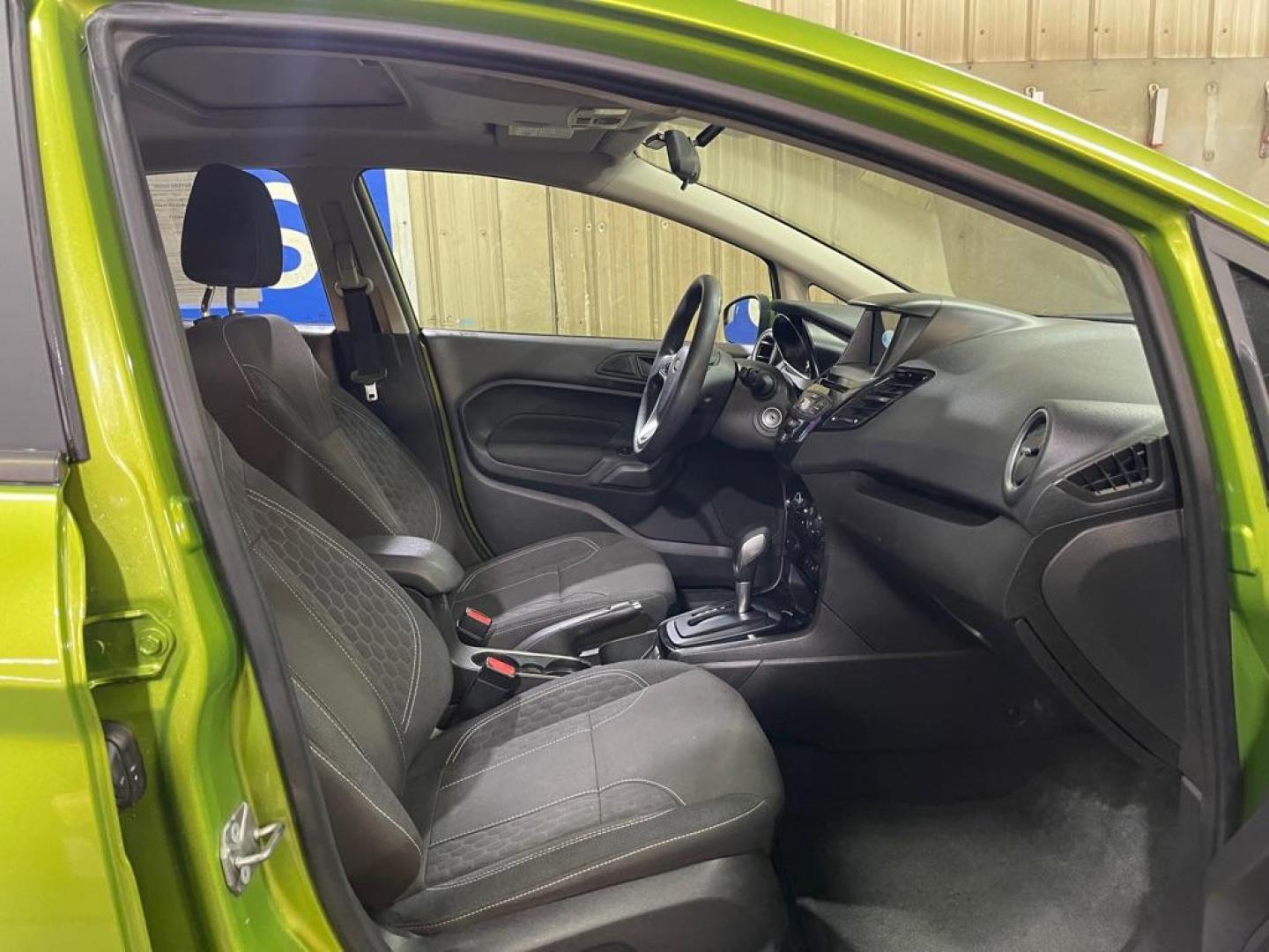 2018 GREEN FORD FIESTA SE (3FADP4EJ0JM) with an 1.6L engine, Automatic transmission, located at 2525 S. Cushman, Fairbanks, AK, 99701, (907) 452-5707, 64.824036, -147.712311 - Photo#3