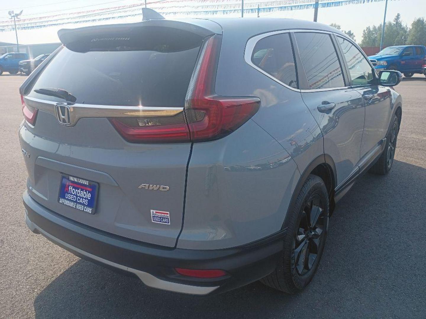 2021 GREY HONDA CR-V EX (2HKRW2H52MH) with an 1.5L engine, Continuously Variable transmission, located at 2525 S. Cushman, Fairbanks, AK, 99701, (907) 452-5707, 64.824036, -147.712311 - Photo#3