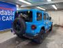 2021 BLUE JEEP WRANGLER UNLIMI SAHARA (1C4HJXEN8MW) with an 2.0L engine, Automatic transmission, located at 2525 S. Cushman, Fairbanks, AK, 99701, (907) 452-5707, 64.824036, -147.712311 - Photo#2