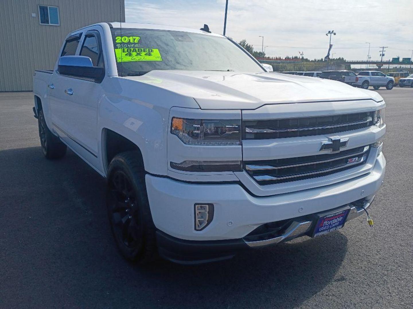 2017 WHITE CHEVROLET SILVERADO 1500 LTZ (3GCUKSEJ0HG) with an 6.2L engine, Automatic transmission, located at 2525 S. Cushman, Fairbanks, AK, 99701, (907) 452-5707, 64.824036, -147.712311 - Photo#1