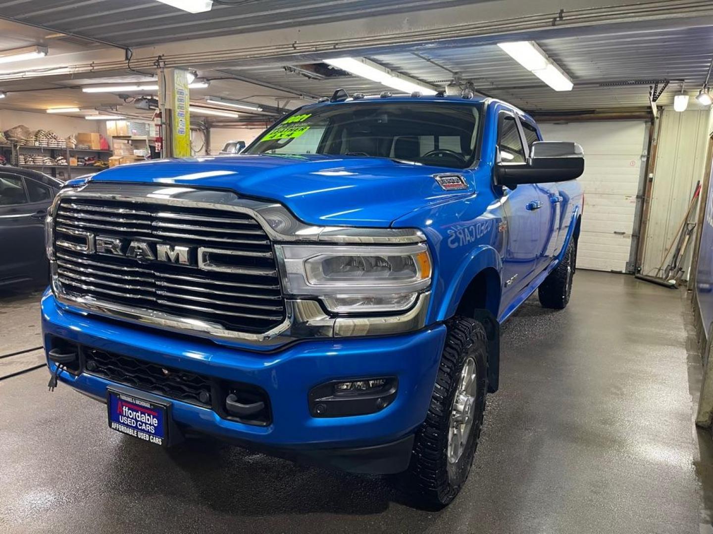 2021 BLUE RAM 3500 LARAMIE (3C63R3JJ7MG) with an 6.4L engine, Automatic transmission, located at 2525 S. Cushman, Fairbanks, AK, 99701, (907) 452-5707, 64.824036, -147.712311 - Photo#1