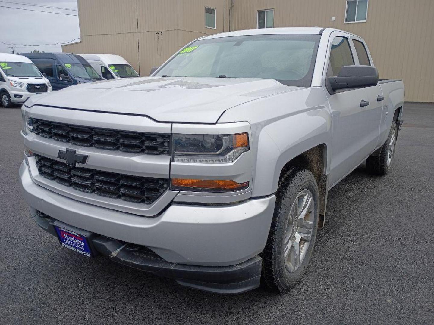 2017 SILVER CHEVROLET SILVERADO 1500 CUSTOM (1GCVKPEH6HZ) with an 4.3L engine, Automatic transmission, located at 2525 S. Cushman, Fairbanks, AK, 99701, (907) 452-5707, 64.824036, -147.712311 - Photo#0
