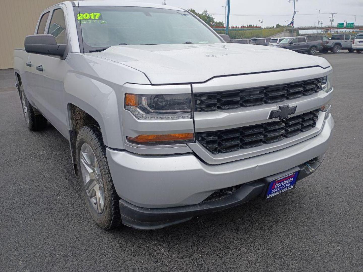 2017 SILVER CHEVROLET SILVERADO 1500 CUSTOM (1GCVKPEH6HZ) with an 4.3L engine, Automatic transmission, located at 2525 S. Cushman, Fairbanks, AK, 99701, (907) 452-5707, 64.824036, -147.712311 - Photo#1