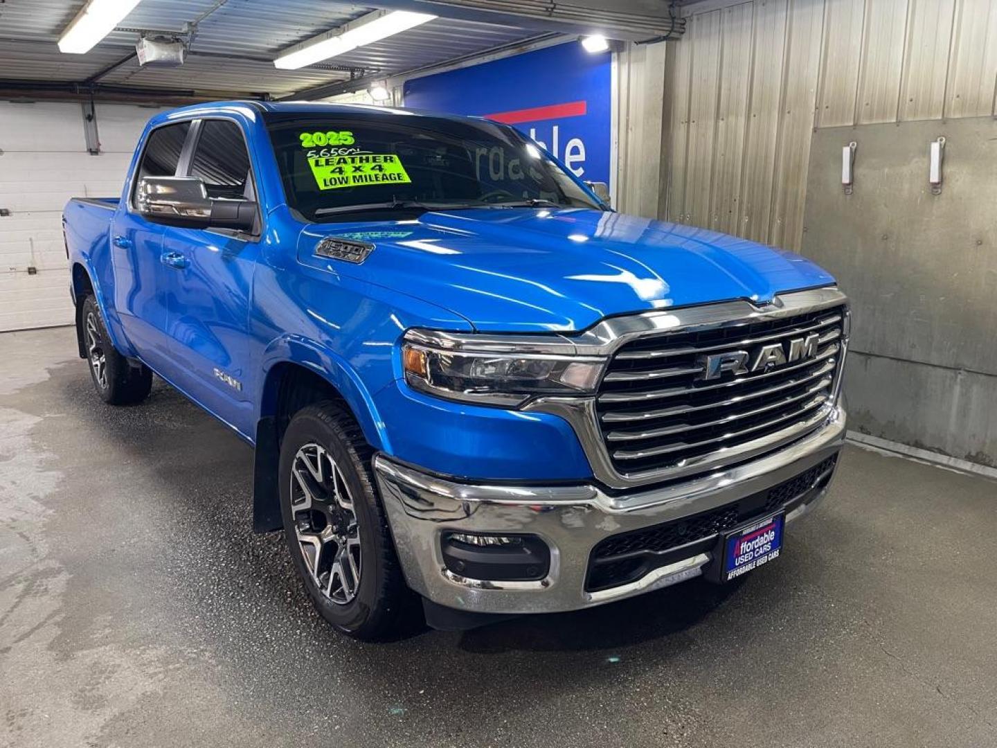 2025 BLUE RAM 1500 LARAMIE (1C6SRFJP7SN) with an 3.0L engine, Automatic transmission, located at 2525 S. Cushman, Fairbanks, AK, 99701, (907) 452-5707, 64.824036, -147.712311 - Photo#0