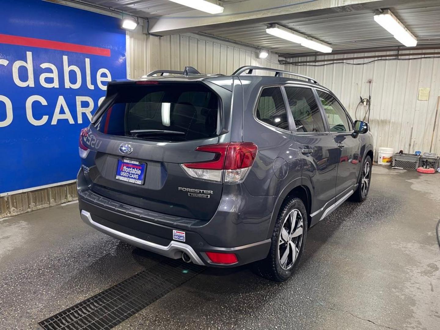 2021 GRAY SUBARU FORESTER TOURING (JF2SKAXC4MH) with an 2.5L engine, Automatic transmission, located at 2525 S. Cushman, Fairbanks, AK, 99701, (907) 452-5707, 64.824036, -147.712311 - Photo#2