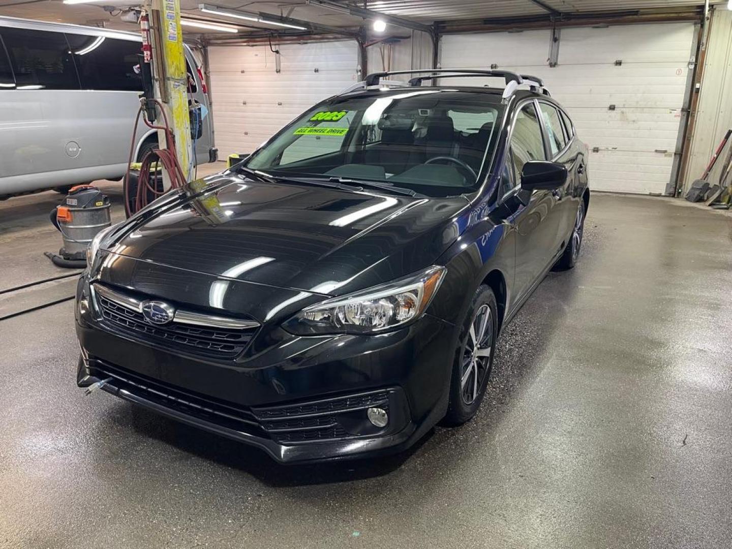 2023 BLACK SUBARU IMPREZA PREMIUM (4S3GTAV63P3) with an 2.0L engine, Automatic transmission, located at 2525 S. Cushman, Fairbanks, AK, 99701, (907) 452-5707, 64.824036, -147.712311 - Photo#1