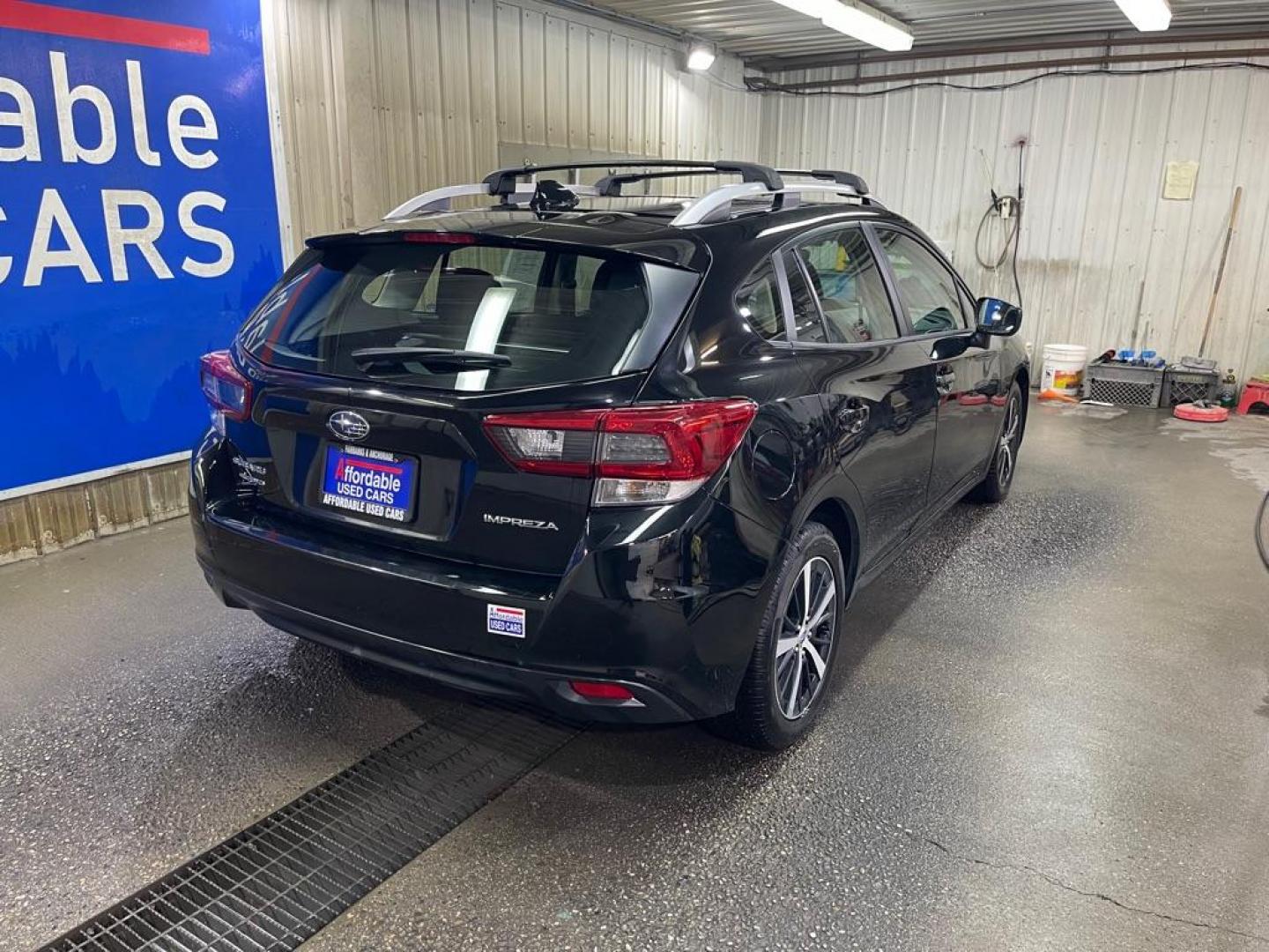 2023 BLACK SUBARU IMPREZA PREMIUM (4S3GTAV63P3) with an 2.0L engine, Automatic transmission, located at 2525 S. Cushman, Fairbanks, AK, 99701, (907) 452-5707, 64.824036, -147.712311 - Photo#2
