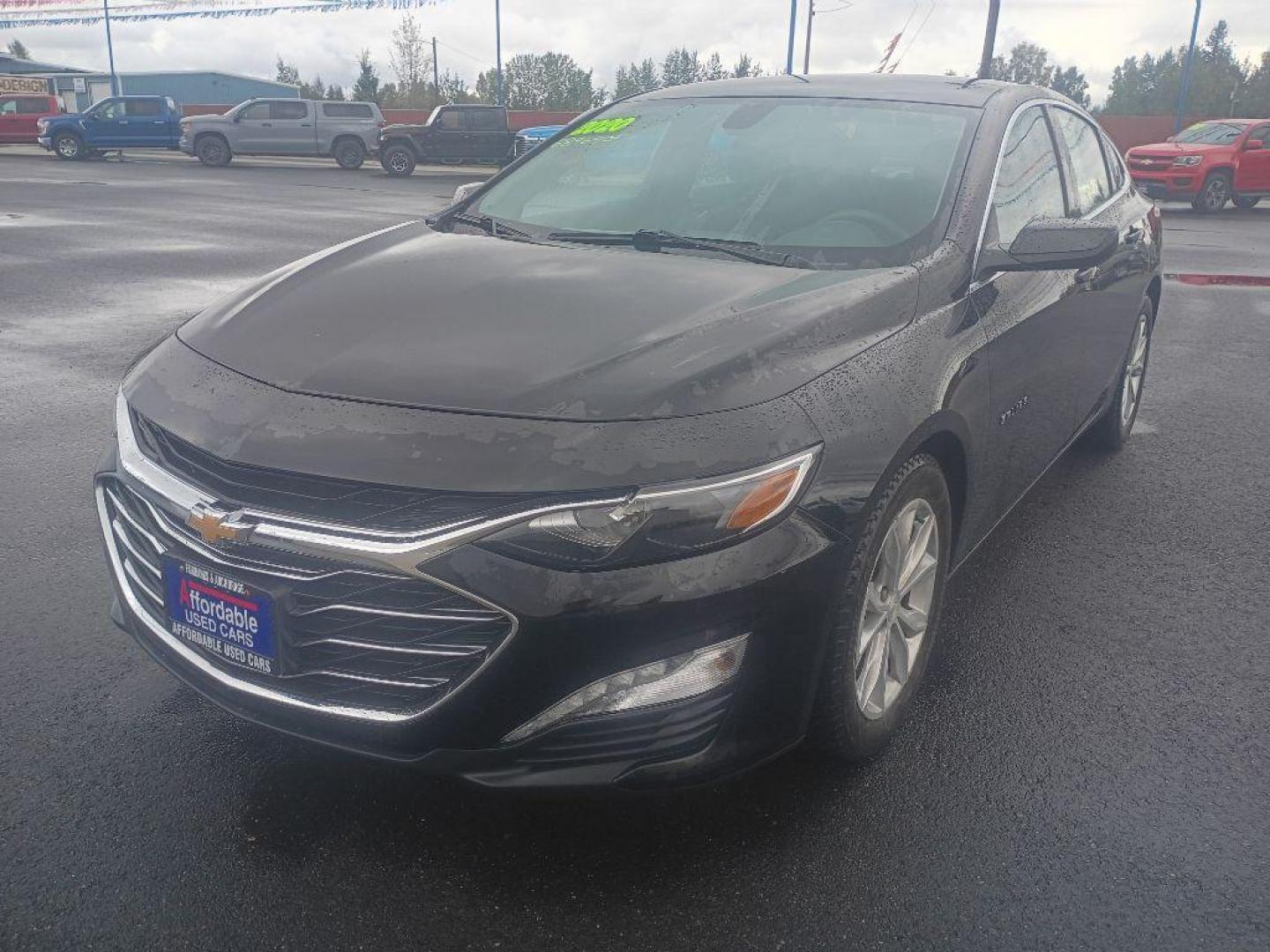 2020 BLACK CHEVROLET MALIBU LT (1G1ZD5ST2LF) with an 1.5L engine, Continuously Variable transmission, located at 2525 S. Cushman, Fairbanks, AK, 99701, (907) 452-5707, 64.824036, -147.712311 - Photo#1