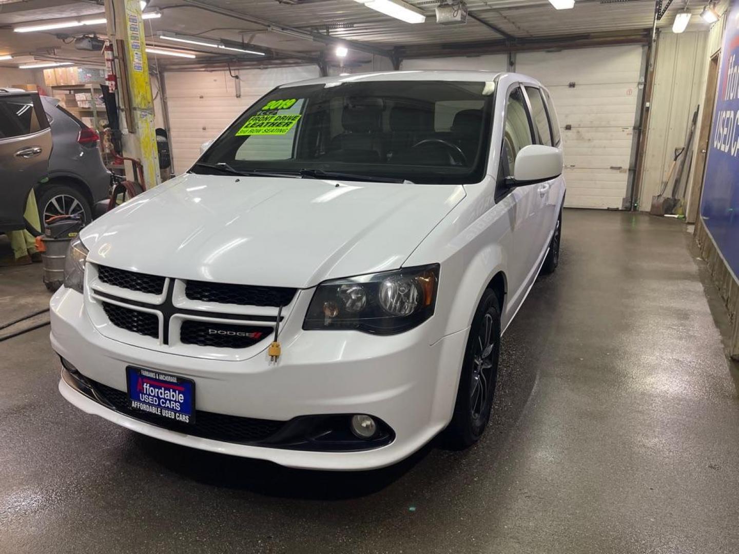 2019 WHITE DODGE GRAND CARAVAN GT (2C4RDGEG4KR) with an 3.6L engine, Automatic transmission, located at 2525 S. Cushman, Fairbanks, AK, 99701, (907) 452-5707, 64.824036, -147.712311 - Photo#1