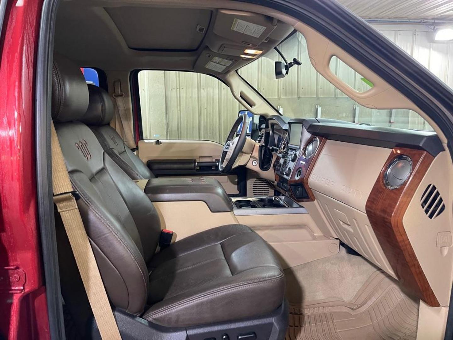 2016 RED FORD F350 SUPER DUTY (1FT8W3B68GE) with an 6.2L engine, Automatic transmission, located at 2525 S. Cushman, Fairbanks, AK, 99701, (907) 452-5707, 64.824036, -147.712311 - Photo#3