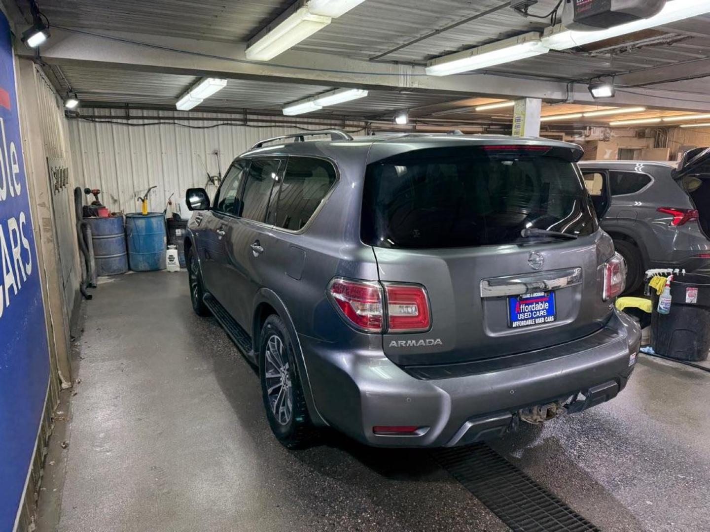 2019 GRAY NISSAN ARMADA SV (JN8AY2NC7K9) with an 5.6L engine, Automatic transmission, located at 2525 S. Cushman, Fairbanks, AK, 99701, (907) 452-5707, 64.824036, -147.712311 - Photo#2