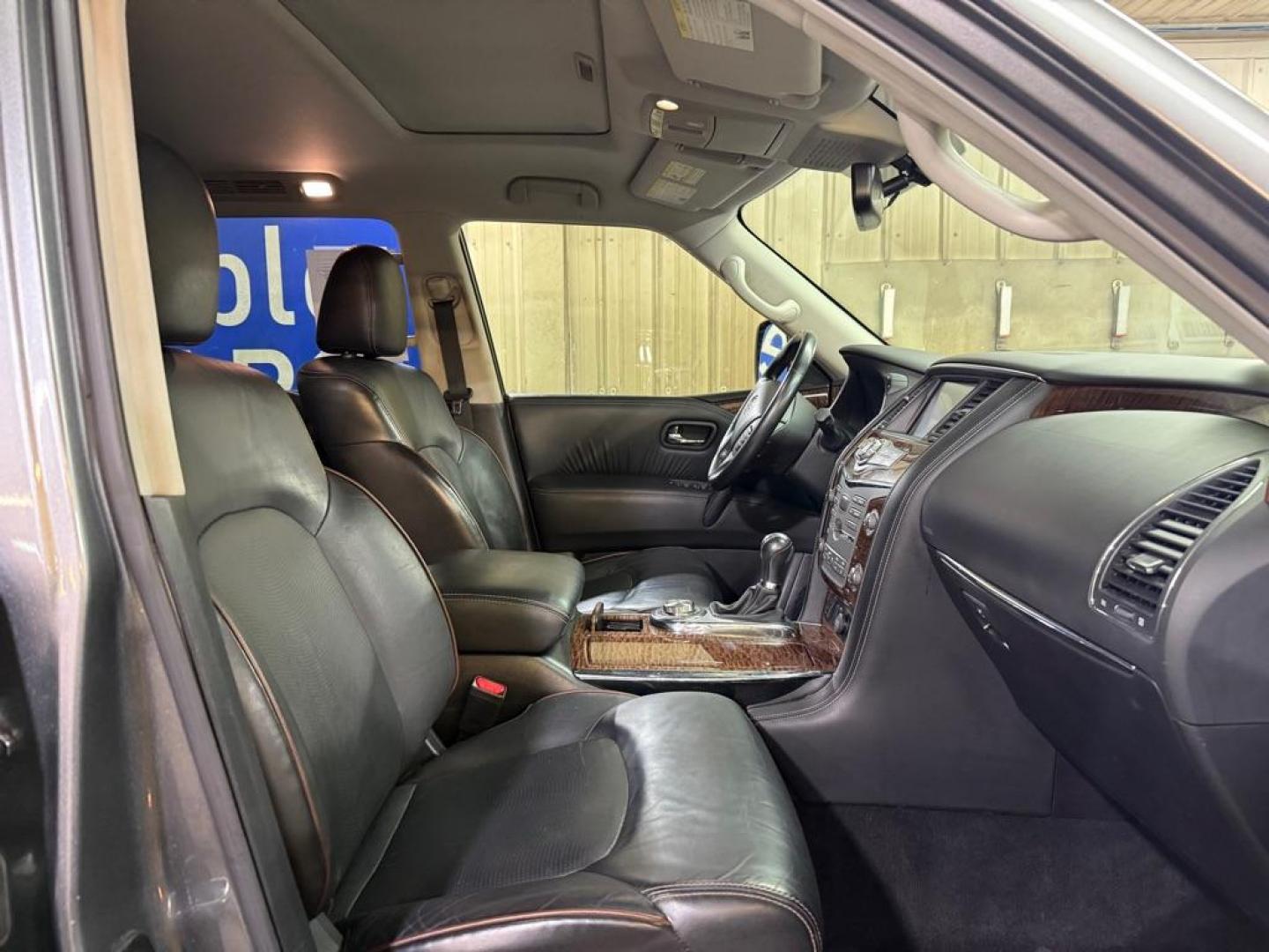 2019 GRAY NISSAN ARMADA SV (JN8AY2NC7K9) with an 5.6L engine, Automatic transmission, located at 2525 S. Cushman, Fairbanks, AK, 99701, (907) 452-5707, 64.824036, -147.712311 - Photo#5