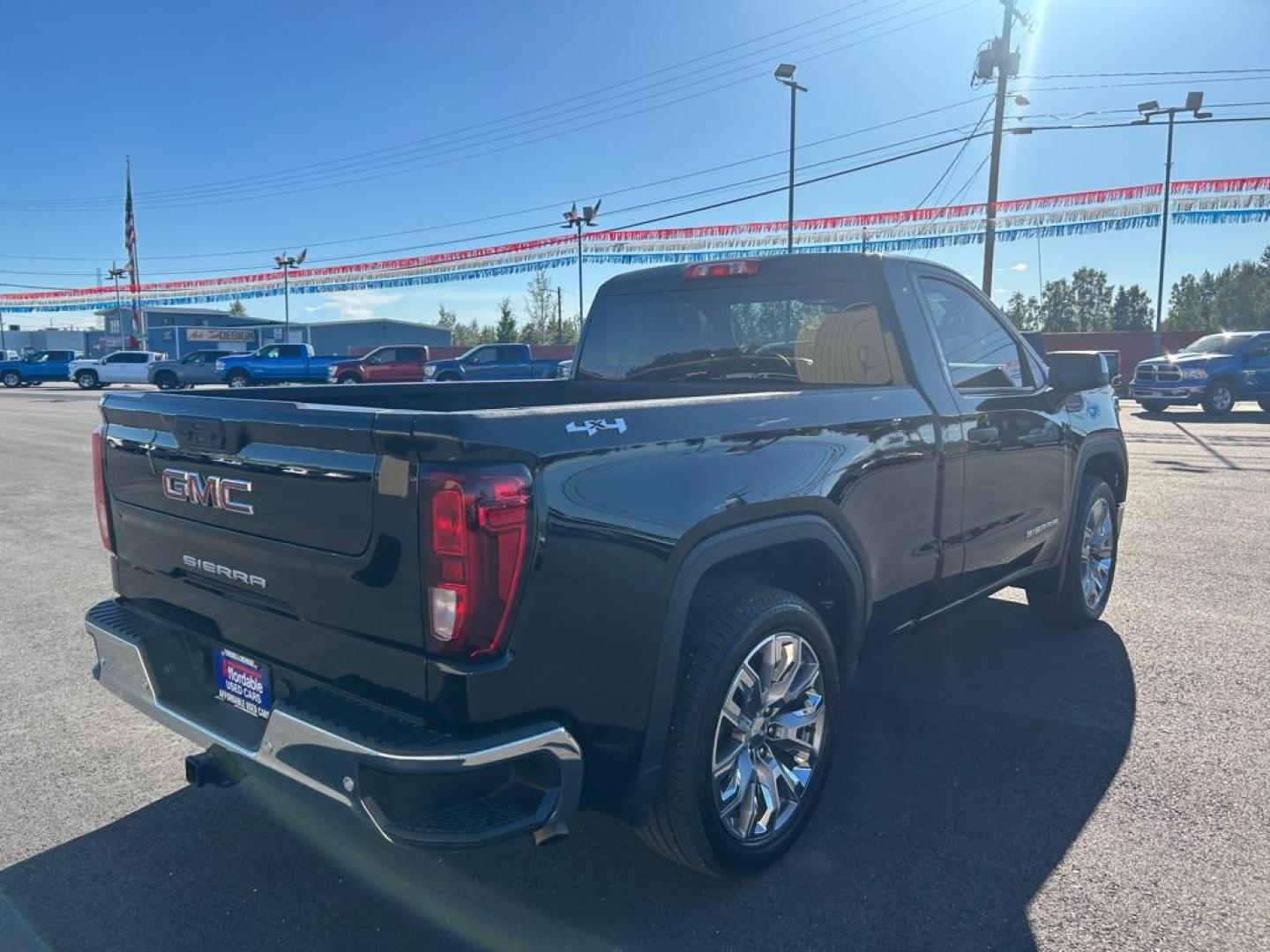 2023 BLACK GMC SIERRA 1500 (3GTNUAEK0PG) with an 2.7L engine, Automatic transmission, located at 2525 S. Cushman, Fairbanks, AK, 99701, (907) 452-5707, 64.824036, -147.712311 - Photo#2