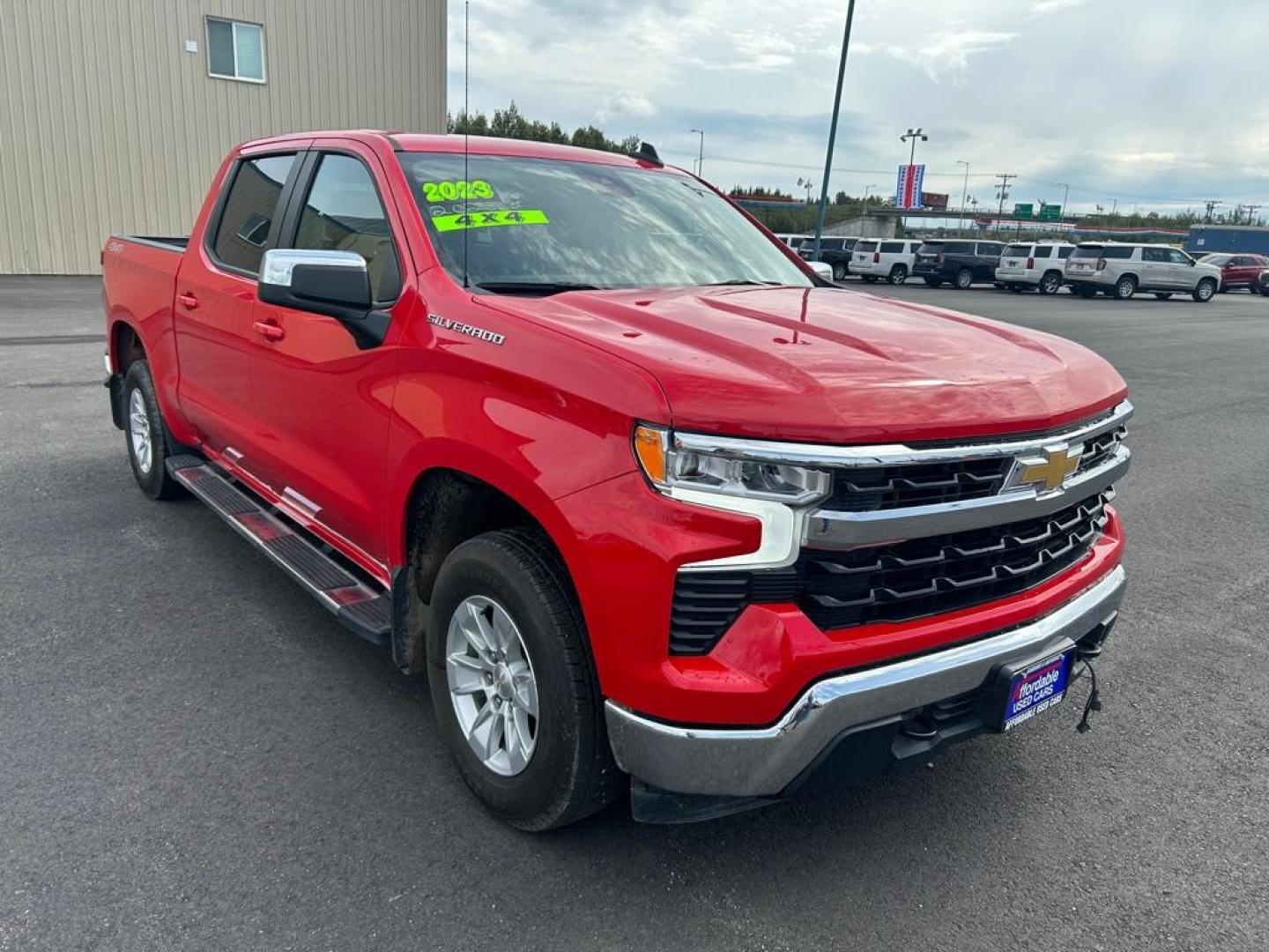 2023 RED CHEVROLET SILVERADO 1500 LT (1GCUDDEDXPZ) with an 5.3L engine, Automatic transmission, located at 2525 S. Cushman, Fairbanks, AK, 99701, (907) 452-5707, 64.824036, -147.712311 - Photo#1