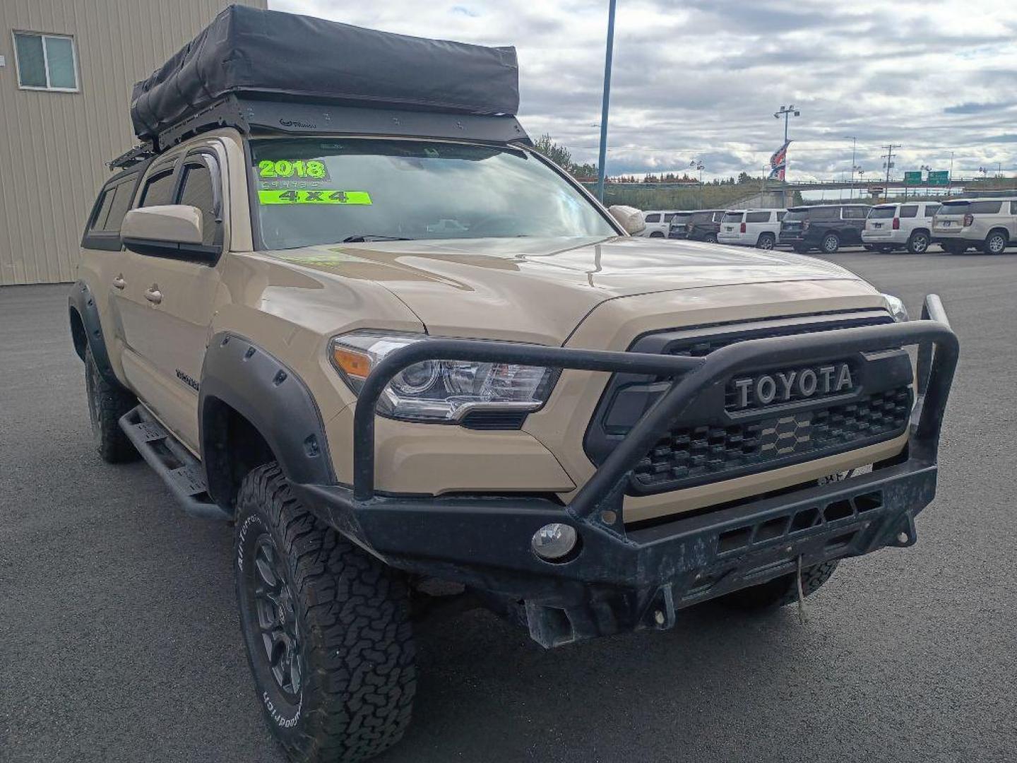 2018 TAN TOYOTA TACOMA DOUBLE CAB (3TMDZ5BN6JM) with an 3.5L engine, Automatic transmission, located at 2525 S. Cushman, Fairbanks, AK, 99701, (907) 452-5707, 64.824036, -147.712311 - Photo#0
