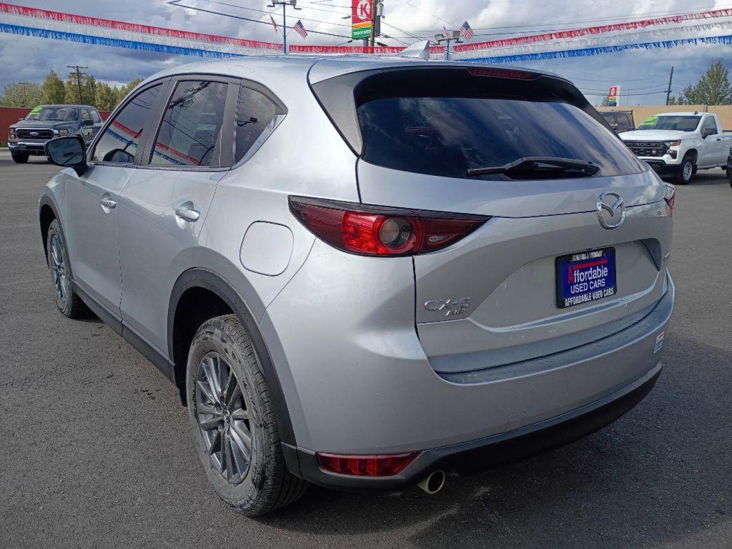 2020 SILVER MAZDA CX-5 TOURING (JM3KFBCM1L0) with an 2.5L engine, Automatic transmission, located at 2525 S. Cushman, Fairbanks, AK, 99701, (907) 452-5707, 64.824036, -147.712311 - Photo#1
