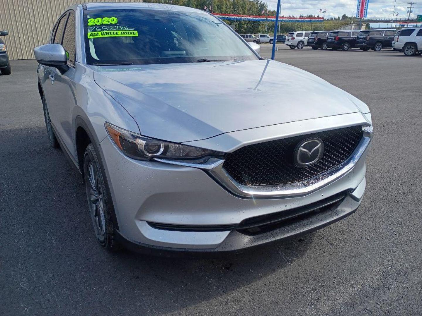 2020 SILVER MAZDA CX-5 TOURING (JM3KFBCM1L0) with an 2.5L engine, Automatic transmission, located at 2525 S. Cushman, Fairbanks, AK, 99701, (907) 452-5707, 64.824036, -147.712311 - Photo#3