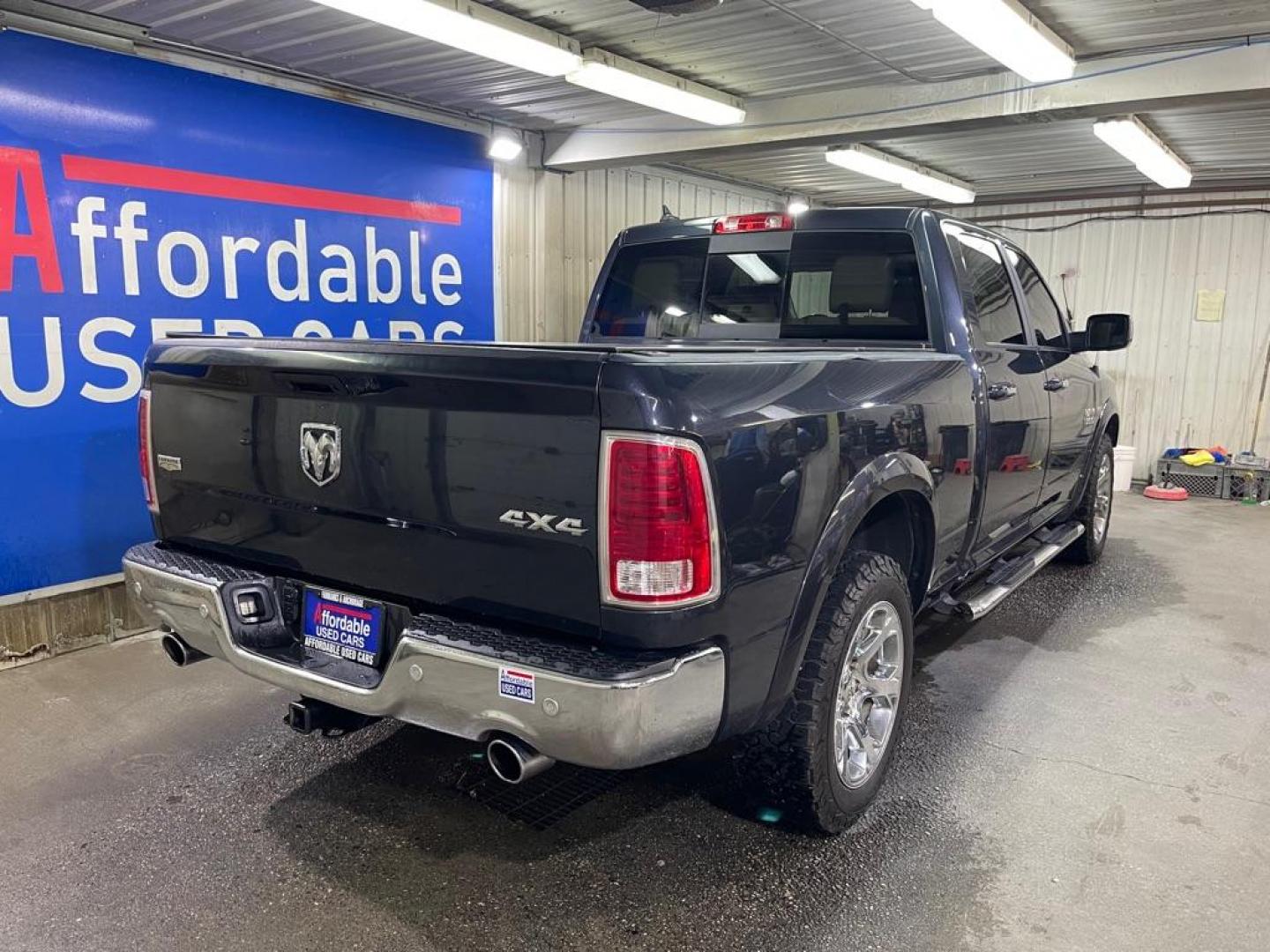 2018 BLACK RAM 1500 LARAMIE (1C6RR7VT2JS) with an 5.7L engine, Automatic transmission, located at 2525 S. Cushman, Fairbanks, AK, 99701, (907) 452-5707, 64.824036, -147.712311 - Photo#2