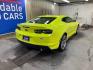 2019 GREEN CHEVROLET CAMARO LT (1G1FD1RS9K0) with an 3.6L engine, Automatic transmission, located at 2525 S. Cushman, Fairbanks, AK, 99701, (907) 452-5707, 64.824036, -147.712311 - Photo#2