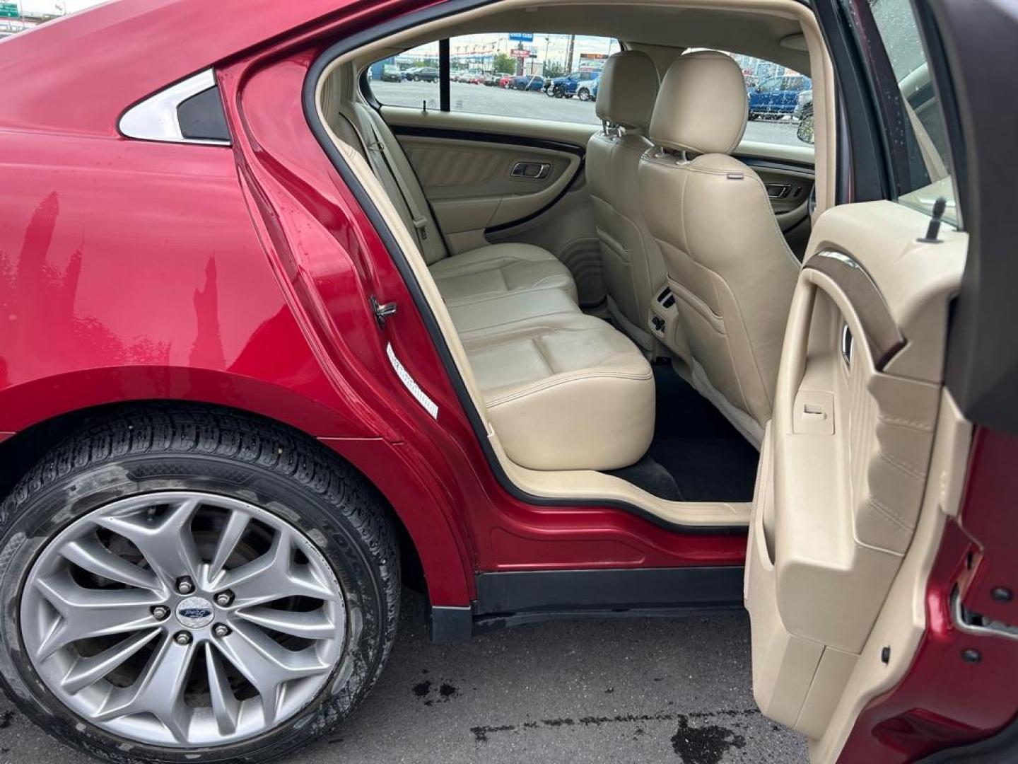 2017 RED FORD TAURUS LIMITED (1FAHP2F80HG) with an 3.5L engine, Automatic transmission, located at 2525 S. Cushman, Fairbanks, AK, 99701, (907) 452-5707, 64.824036, -147.712311 - Photo#5