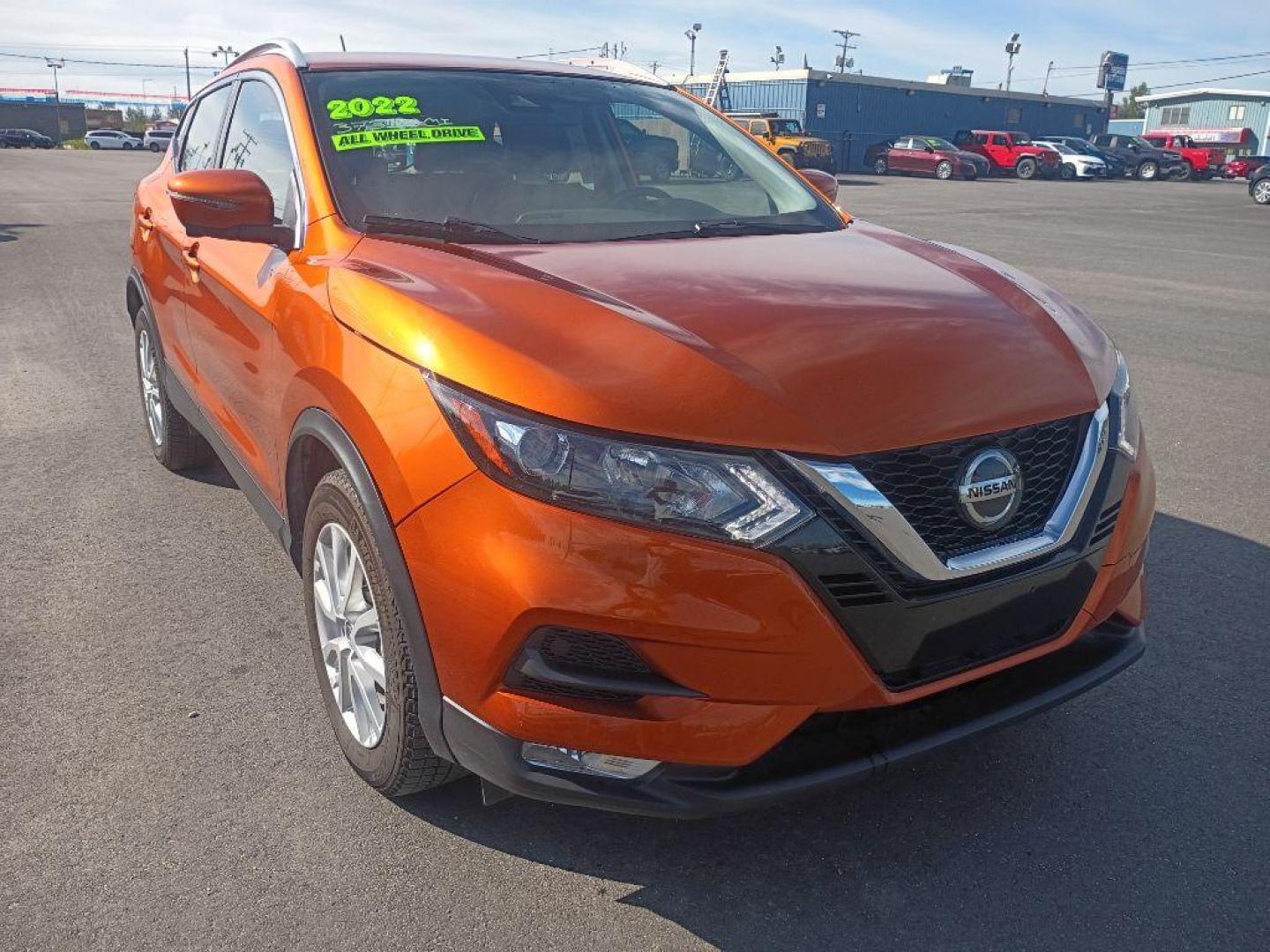 2022 ORANGE NISSAN ROGUE SPORT SV (JN1BJ1BW0NW) with an 2.0L engine, Automatic transmission, located at 2525 S. Cushman, Fairbanks, AK, 99701, (907) 452-5707, 64.824036, -147.712311 - Photo#0