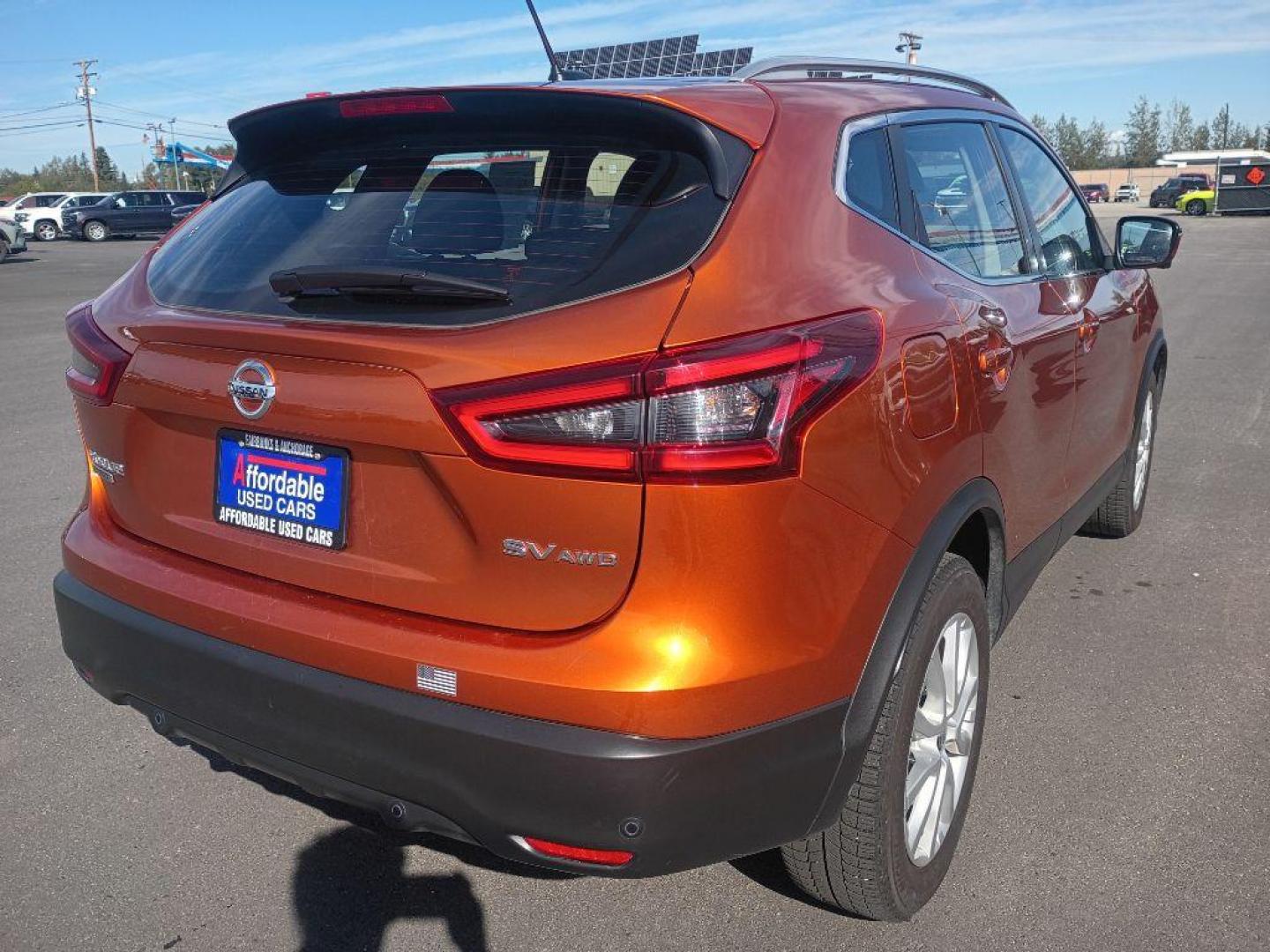 2022 ORANGE NISSAN ROGUE SPORT SV (JN1BJ1BW0NW) with an 2.0L engine, Automatic transmission, located at 2525 S. Cushman, Fairbanks, AK, 99701, (907) 452-5707, 64.824036, -147.712311 - Photo#3