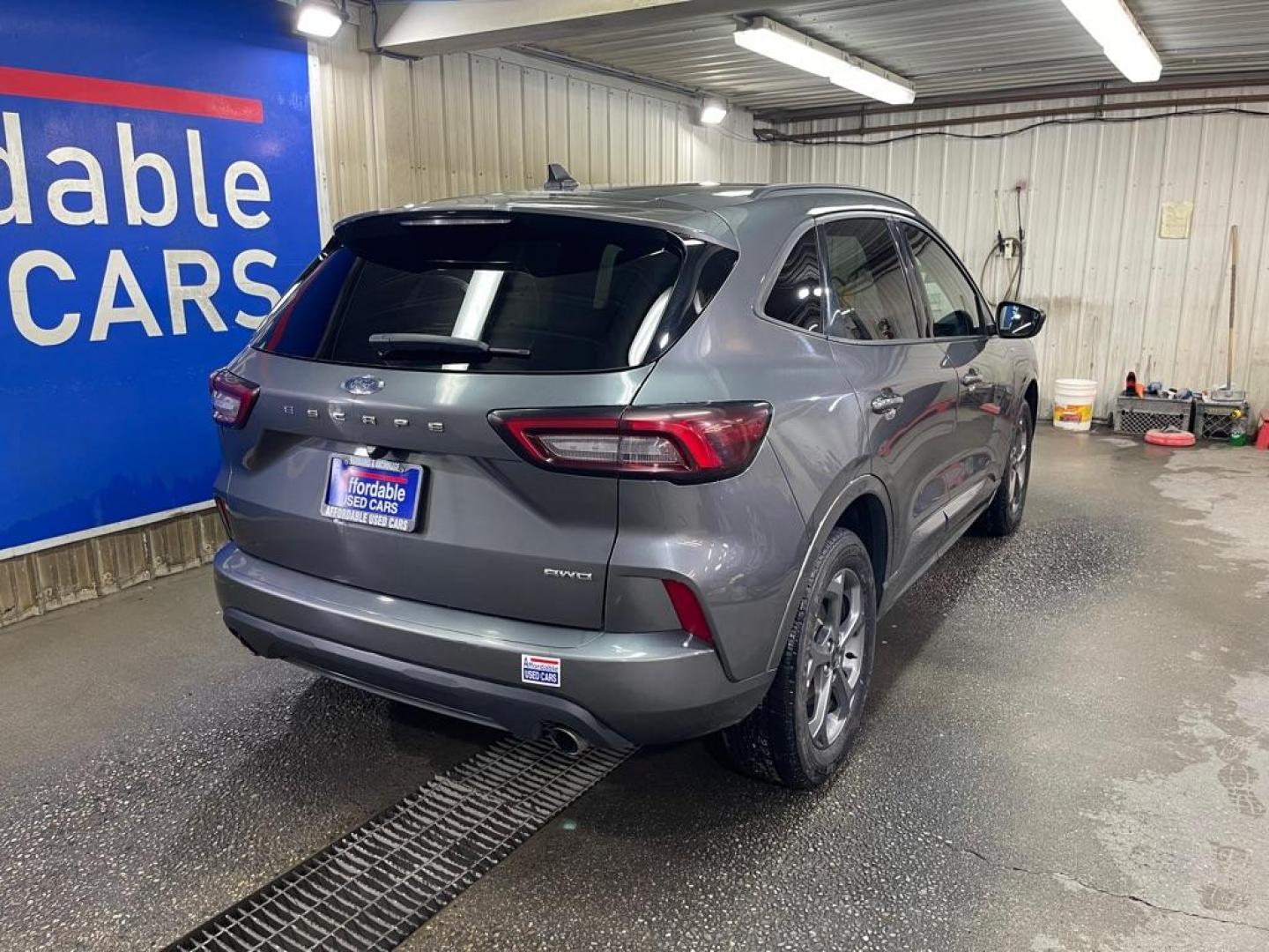 2023 GRAY FORD ESCAPE ST LINE (1FMCU9MN3PU) with an 1.5L engine, Automatic transmission, located at 2525 S. Cushman, Fairbanks, AK, 99701, (907) 452-5707, 64.824036, -147.712311 - Photo#2