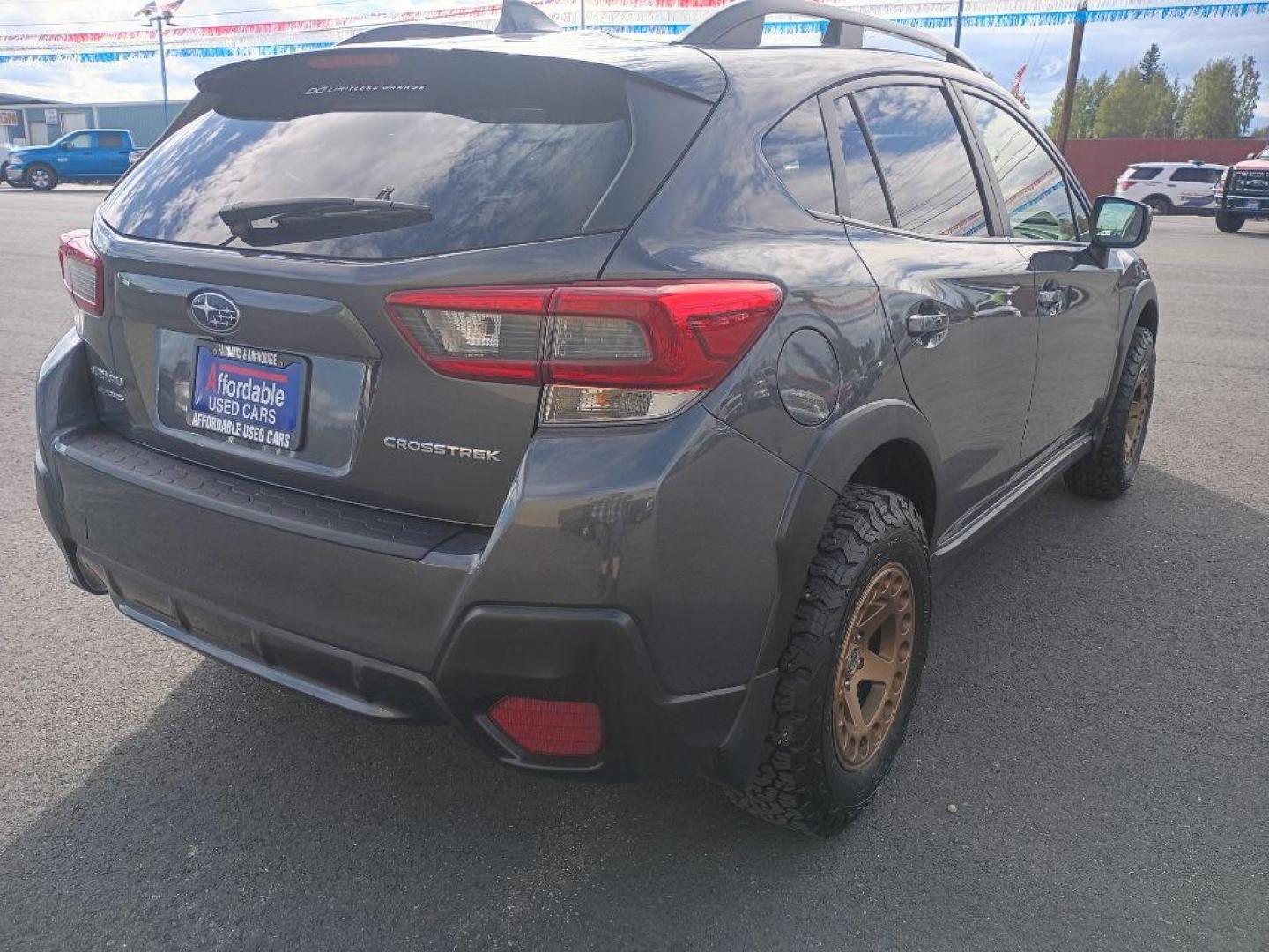 2021 GRAY SUBARU CROSSTREK PREMIUM (JF2GTACC7M9) with an 2.0L engine, 8-Speed Manual transmission, located at 2525 S. Cushman, Fairbanks, AK, 99701, (907) 452-5707, 64.824036, -147.712311 - Photo#2