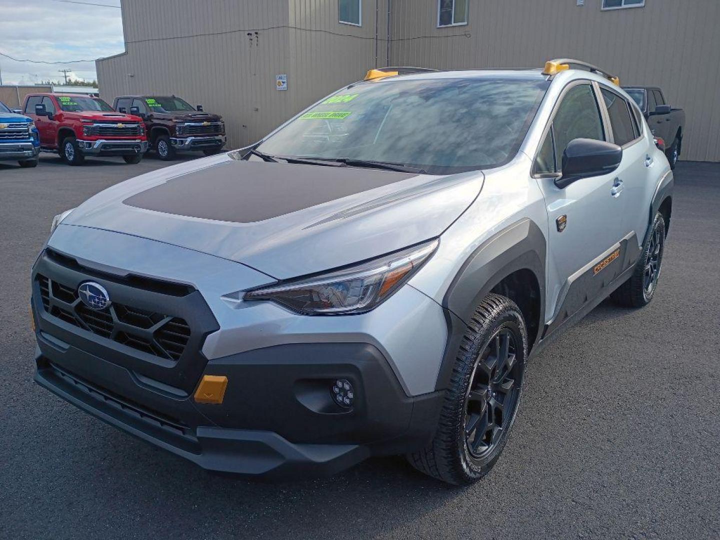 2024 GREY SUBARU CROSSTREK WILDERNESS (4S4GUHU65R3) with an 2.5L engine, Continuously Variable transmission, located at 2525 S. Cushman, Fairbanks, AK, 99701, (907) 452-5707, 64.824036, -147.712311 - Photo#1