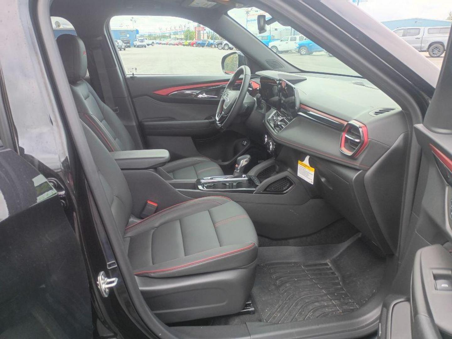 2024 BLACK CHEVROLET TRAILBLAZER RS (KL79MUSL6RB) with an 1.3L engine, Automatic transmission, located at 2525 S. Cushman, Fairbanks, AK, 99701, (907) 452-5707, 64.824036, -147.712311 - Photo#1