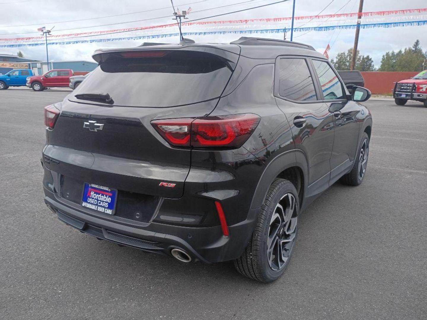2024 BLACK CHEVROLET TRAILBLAZER RS (KL79MUSL6RB) with an 1.3L engine, Automatic transmission, located at 2525 S. Cushman, Fairbanks, AK, 99701, (907) 452-5707, 64.824036, -147.712311 - Photo#2