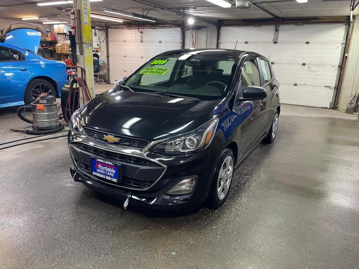 2019 BLACK CHEVROLET SPARK LS (KL8CB6SA4KC) with an 1.4L engine, Continuously Variable transmission, located at 2525 S. Cushman, Fairbanks, AK, 99701, (907) 452-5707, 64.824036, -147.712311 - Photo#1