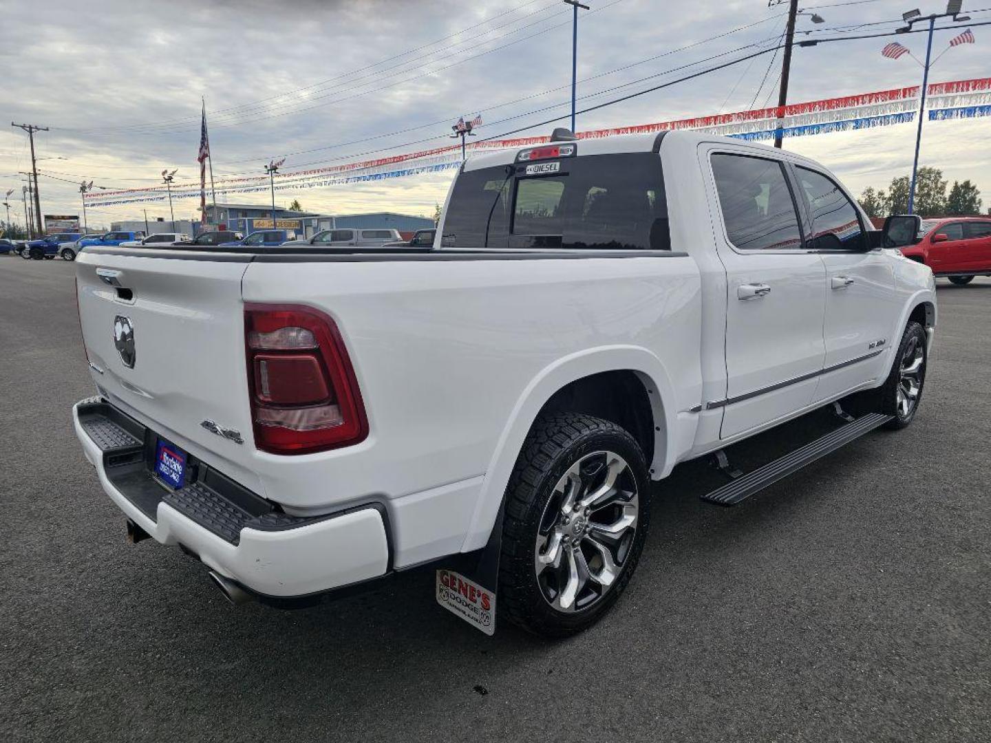 2020 WHITE RAM 1500 LIMITED (1C6SRFHM9LN) with an 3.0L engine, Automatic transmission, located at 2525 S. Cushman, Fairbanks, AK, 99701, (907) 452-5707, 64.824036, -147.712311 - Photo#2