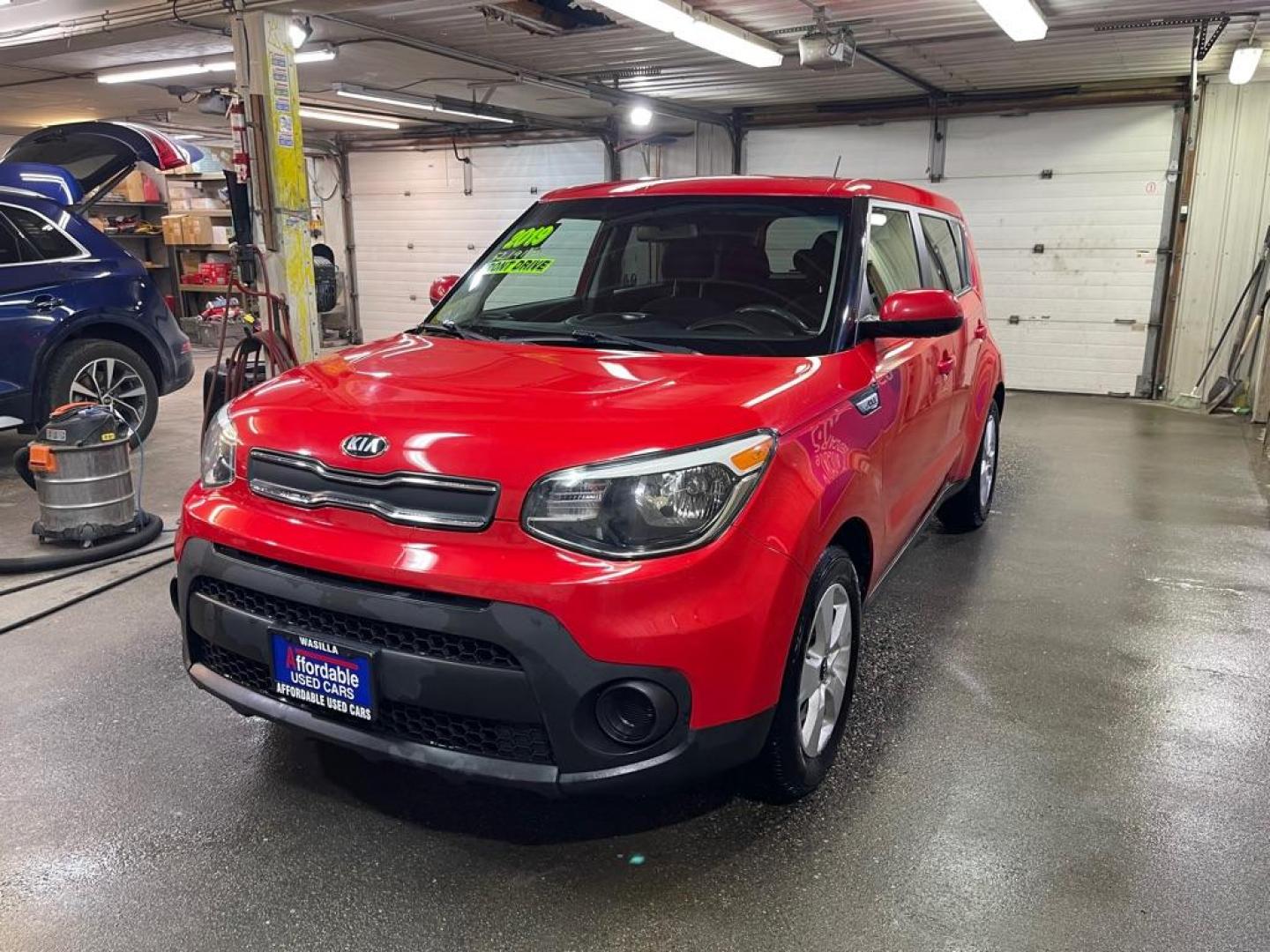 2019 RED KIA SOUL (KNDJN2A24K7) with an 1.6L engine, Automatic transmission, located at 2525 S. Cushman, Fairbanks, AK, 99701, (907) 452-5707, 64.824036, -147.712311 - Photo#1