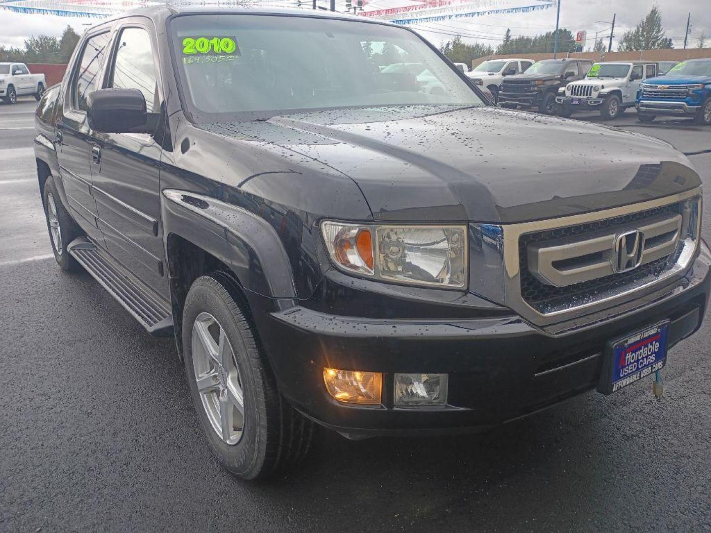 2010 BLACK HONDA RIDGELINE RTS (5FPYK1F46AB) with an 3.5L engine, Automatic transmission, located at 2525 S. Cushman, Fairbanks, AK, 99701, (907) 452-5707, 64.824036, -147.712311 - Photo#0