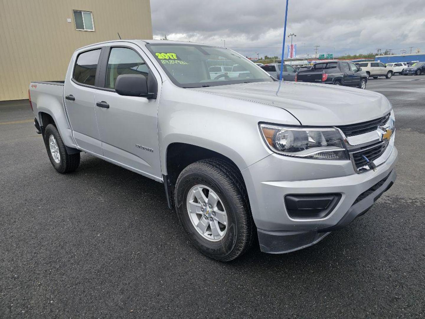 2017 SILVER CHEVROLET COLORADO (1GCGTBEN1H1) with an 3.6L engine, Automatic transmission, located at 2525 S. Cushman, Fairbanks, AK, 99701, (907) 452-5707, 64.824036, -147.712311 - Photo#0