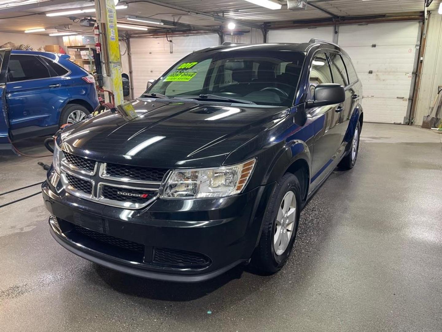 2017 BLACK DODGE JOURNEY SE (3C4PDCAB0HT) with an 2.4L engine, Automatic transmission, located at 2525 S. Cushman, Fairbanks, AK, 99701, (907) 452-5707, 64.824036, -147.712311 - Photo#1
