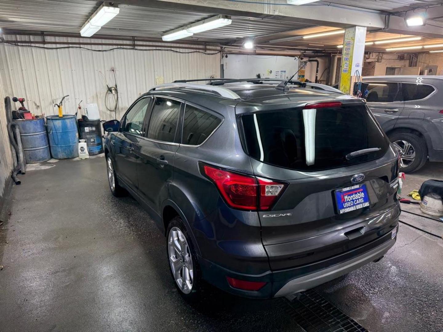 2019 GREY FORD ESCAPE TITANIUM (1FMCU0J95KU) with an 2.0L engine, Automatic transmission, located at 2525 S. Cushman, Fairbanks, AK, 99701, (907) 452-5707, 64.824036, -147.712311 - Photo#2