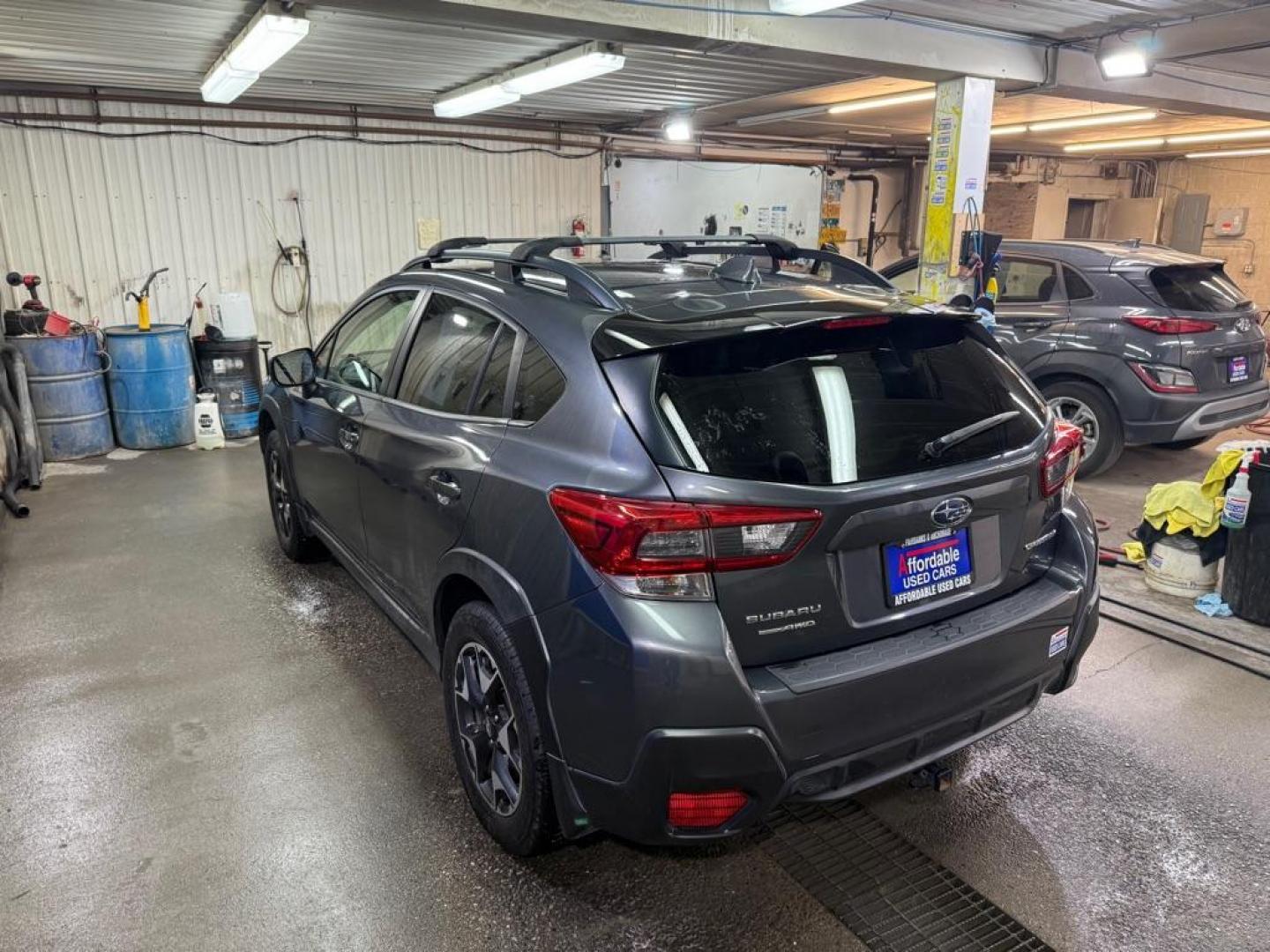 2020 GRAY SUBARU CROSSTREK PREMIUM (JF2GTAPC4L8) with an 2.0L engine, Continuously Variable transmission, located at 2525 S. Cushman, Fairbanks, AK, 99701, (907) 452-5707, 64.824036, -147.712311 - Photo#2