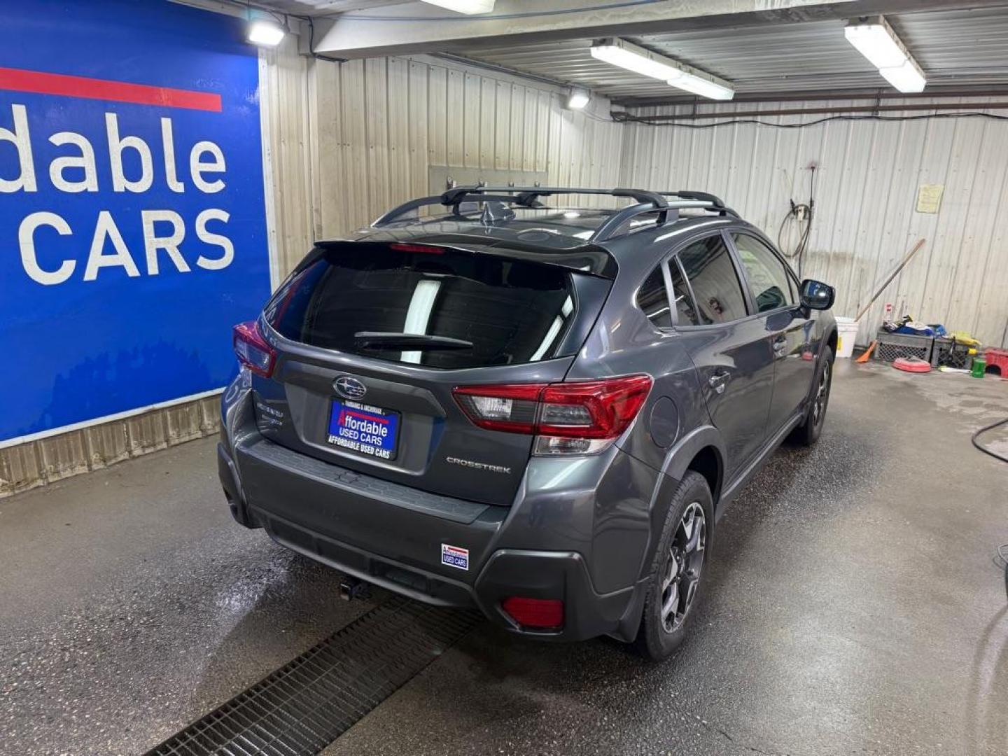2020 GRAY SUBARU CROSSTREK PREMIUM (JF2GTAPC4L8) with an 2.0L engine, Continuously Variable transmission, located at 2525 S. Cushman, Fairbanks, AK, 99701, (907) 452-5707, 64.824036, -147.712311 - Photo#3