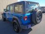 2022 BLUE JEEP WRANGLER UNLIMI SPORT (1C4HJXDG7NW) with an 3.6L engine, Automatic transmission, located at 2525 S. Cushman, Fairbanks, AK, 99701, (907) 452-5707, 64.824036, -147.712311 - Photo#4