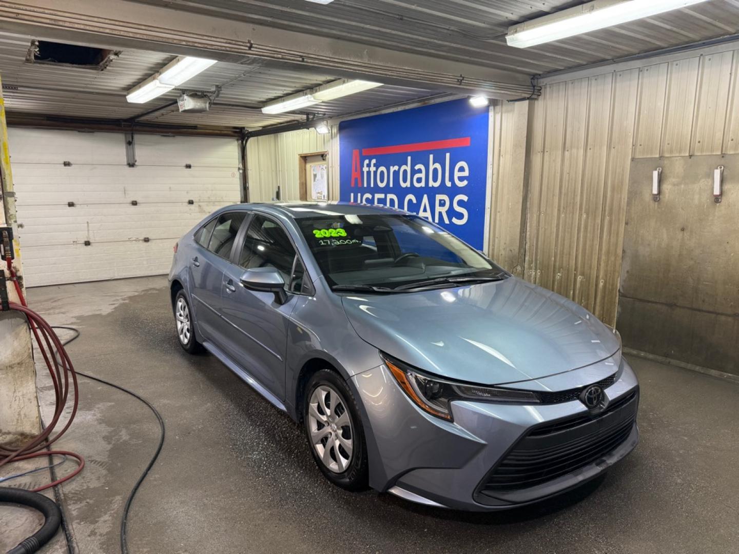2023 BLUE TOYOTA COROLLA LE LE (5YFB4MDE4PP) with an 2.0L engine, Continuously Variable transmission, located at 2525 S. Cushman, Fairbanks, AK, 99701, (907) 452-5707, 64.824036, -147.712311- Photo#0