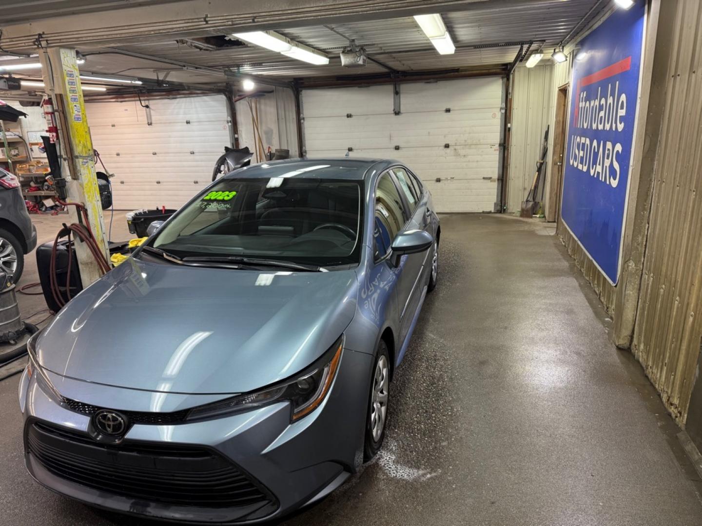 2023 BLUE TOYOTA COROLLA LE LE (5YFB4MDE4PP) with an 2.0L engine, Continuously Variable transmission, located at 2525 S. Cushman, Fairbanks, AK, 99701, (907) 452-5707, 64.824036, -147.712311- Photo#1