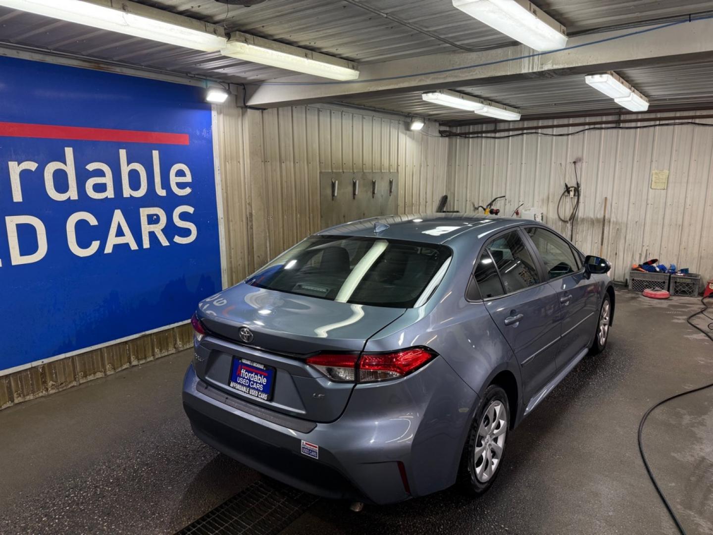 2023 BLUE TOYOTA COROLLA LE LE (5YFB4MDE4PP) with an 2.0L engine, Continuously Variable transmission, located at 2525 S. Cushman, Fairbanks, AK, 99701, (907) 452-5707, 64.824036, -147.712311- Photo#3