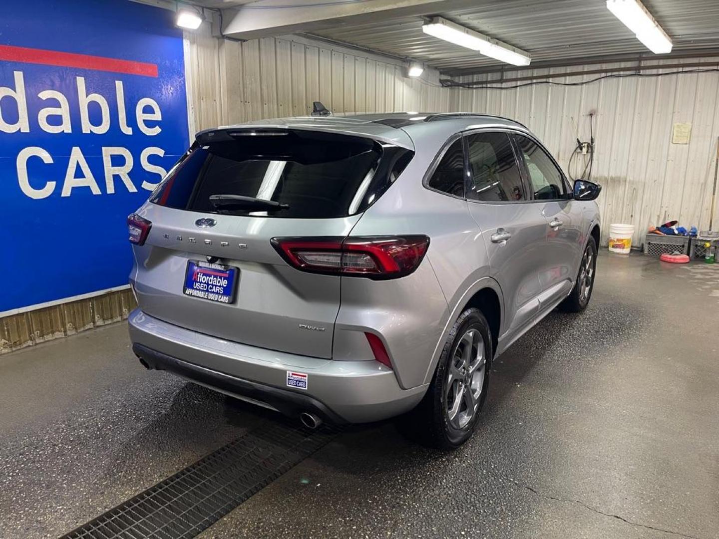 2023 SILVER FORD ESCAPE ST LINE (1FMCU9MN7PU) with an 1.5L engine, Automatic transmission, located at 2525 S. Cushman, Fairbanks, AK, 99701, (907) 452-5707, 64.824036, -147.712311 - Photo#2