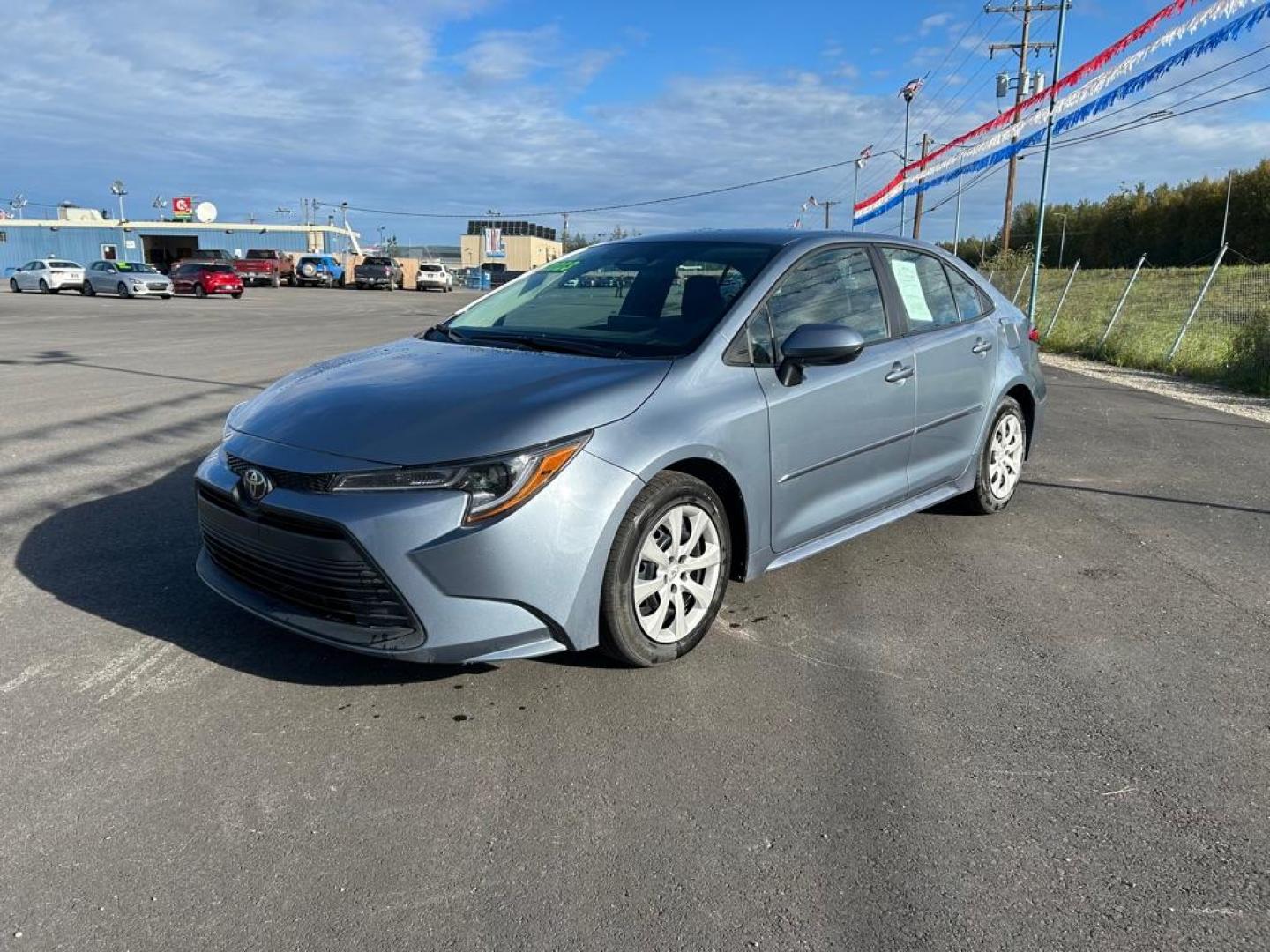 2023 BLUE TOYOTA COROLLA LE (5YFB4MDE9PP) with an 2.0L engine, Continuously Variable transmission, located at 2525 S. Cushman, Fairbanks, AK, 99701, (907) 452-5707, 64.824036, -147.712311 - Photo#0